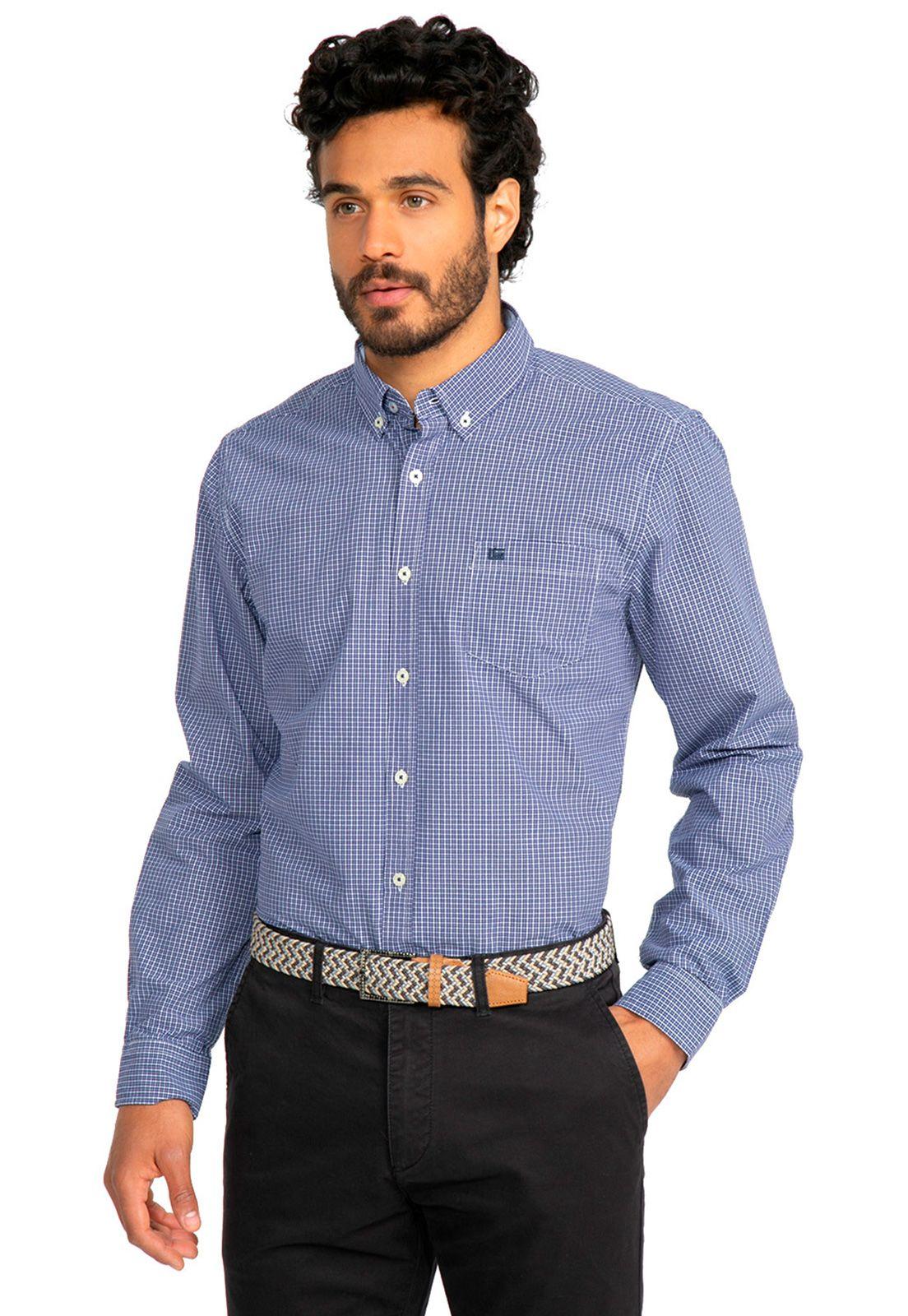 Camisa Sport Azul Guy Laroche-0
