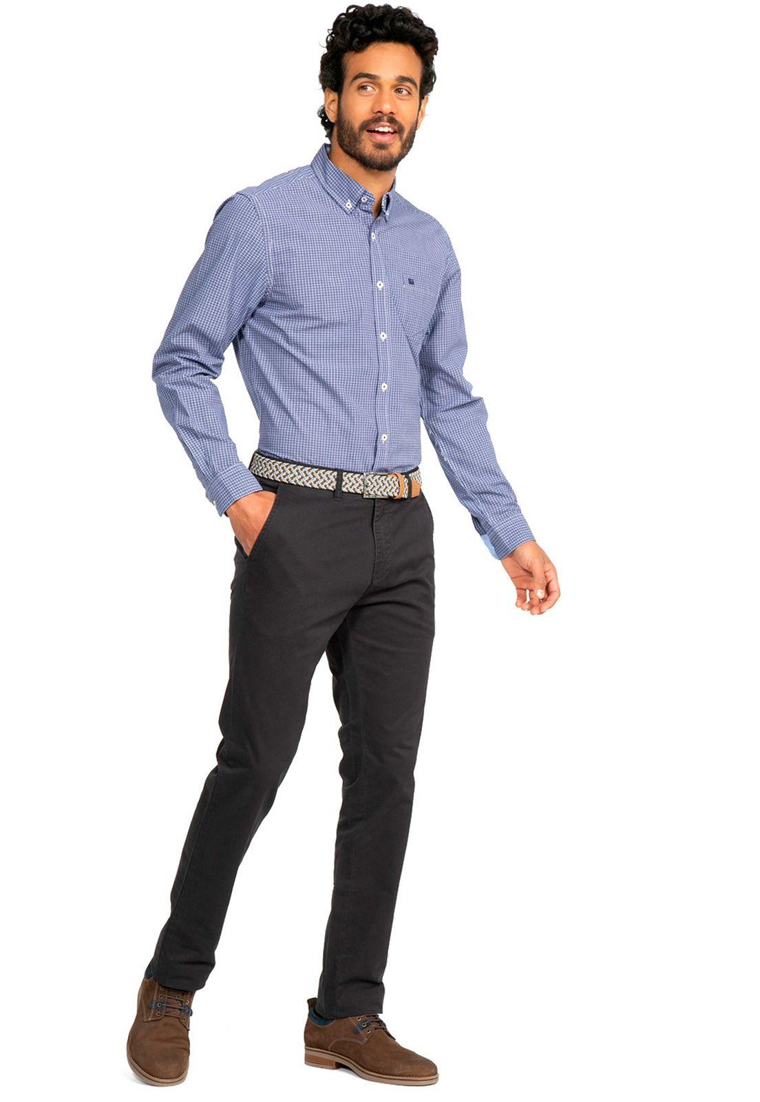 Camisa Sport Azul Guy Laroche-4