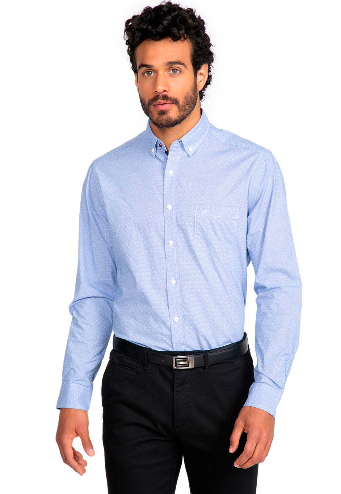 Camisa Sport Azul-0