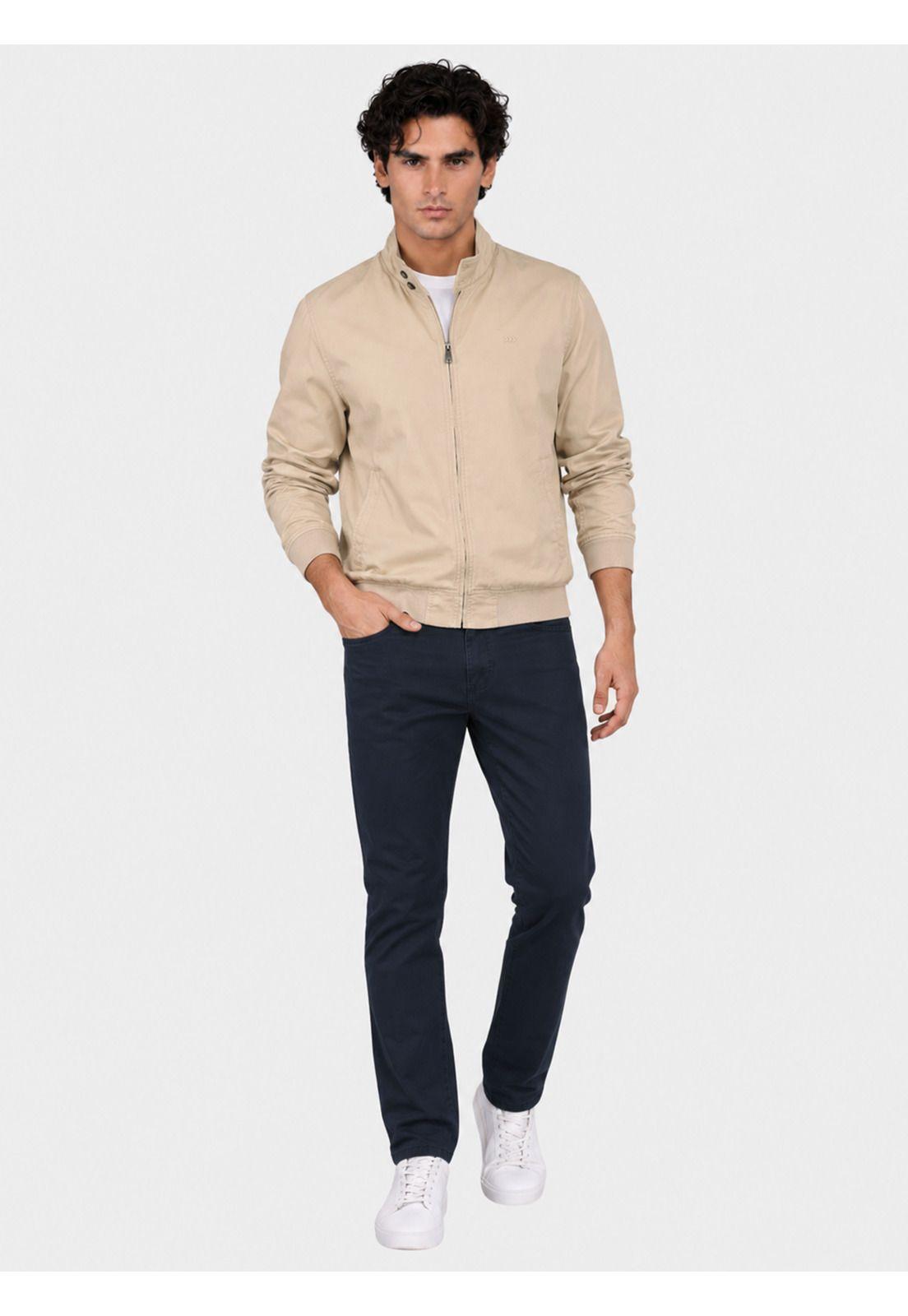 Chaqueta Lisa Regular Fit Beige Arrow CA34010BE-3