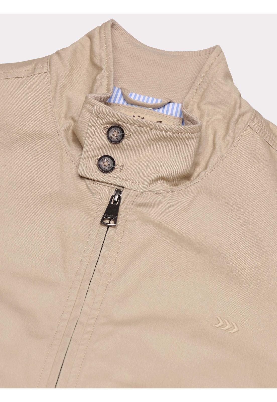 Chaqueta Lisa Regular Fit Beige Arrow CA34010BE-4