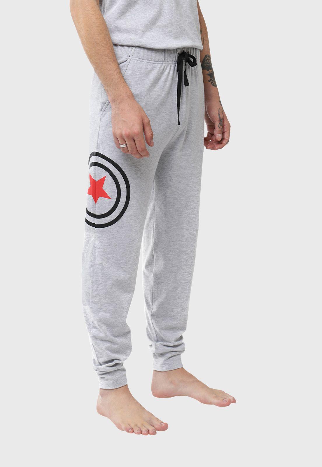 Pijama Largo Gris SVPJH06GR-2