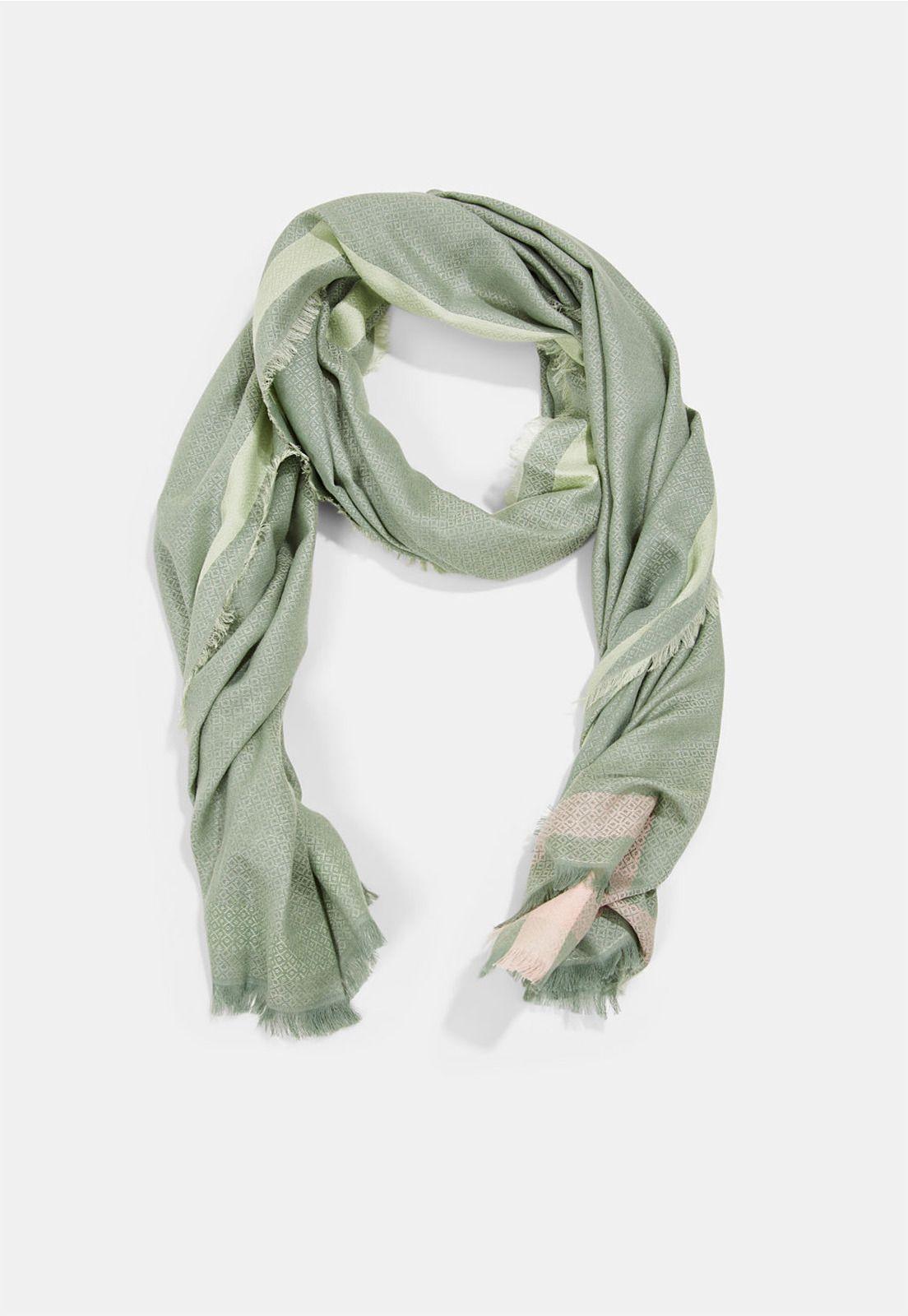 Pañuelo Mujer Estampado Esprit Azul eléctrico-2