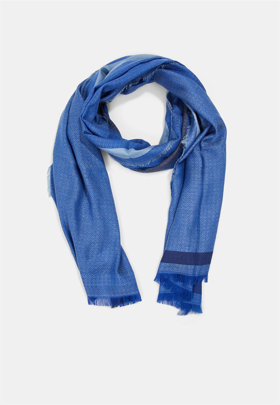 Pañuelo Mujer Estampado Esprit Azul eléctrico-5