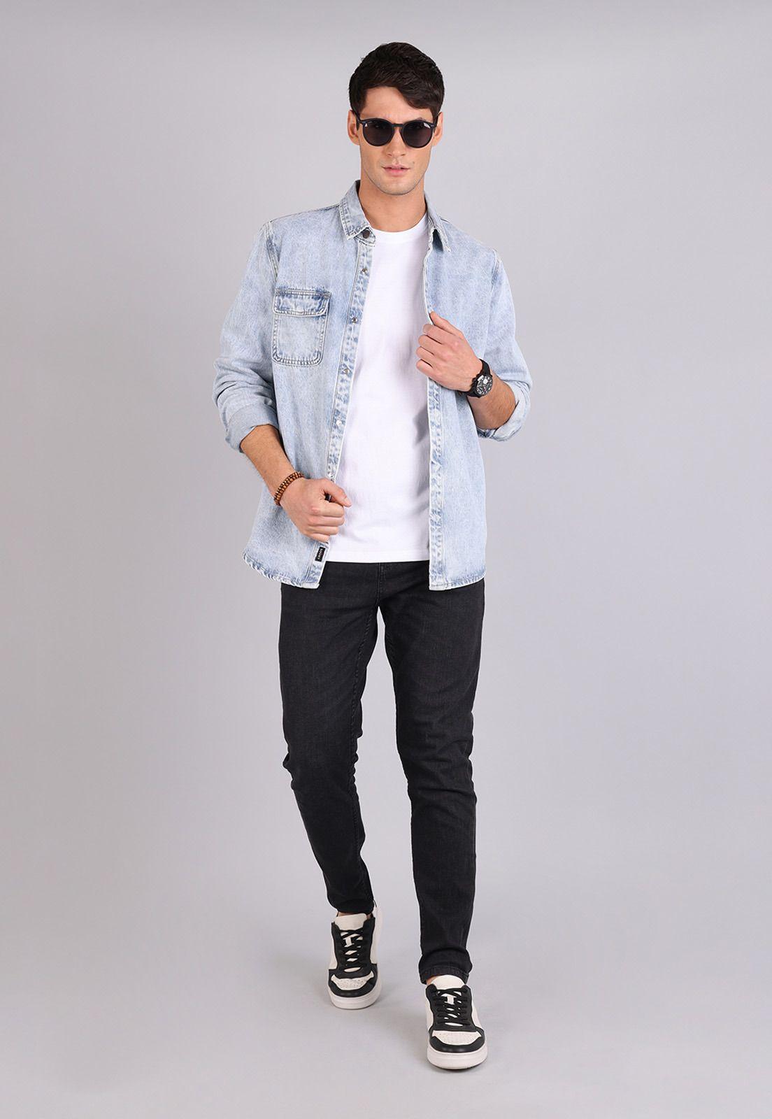 Camisa Oversize ML Hombre Soviet SCMH677CE-3