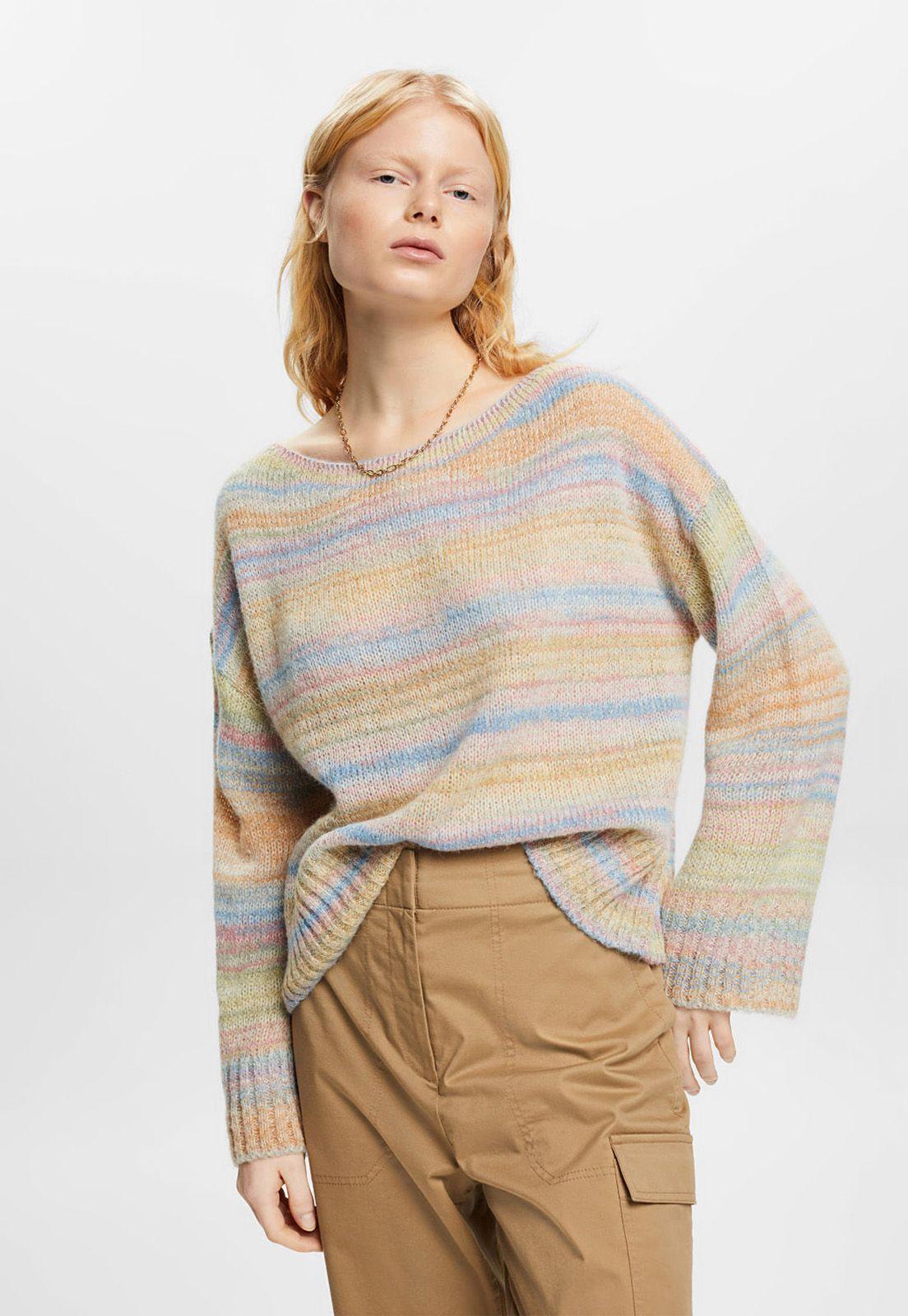 Sweater De Punto Con Alpaca Mujer Esprit-0