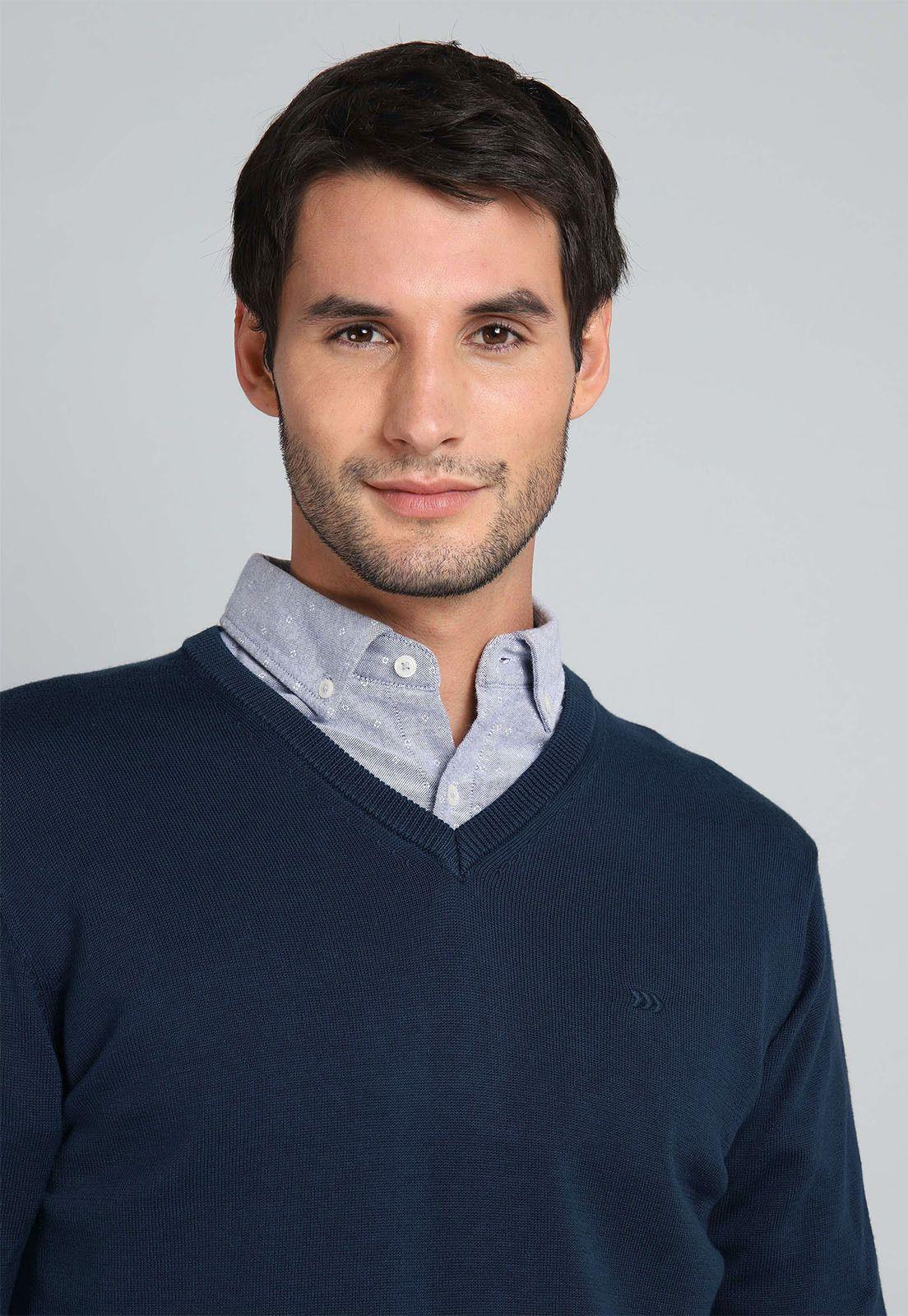 Sweater Cuello V Arrow SW31030AZ-2