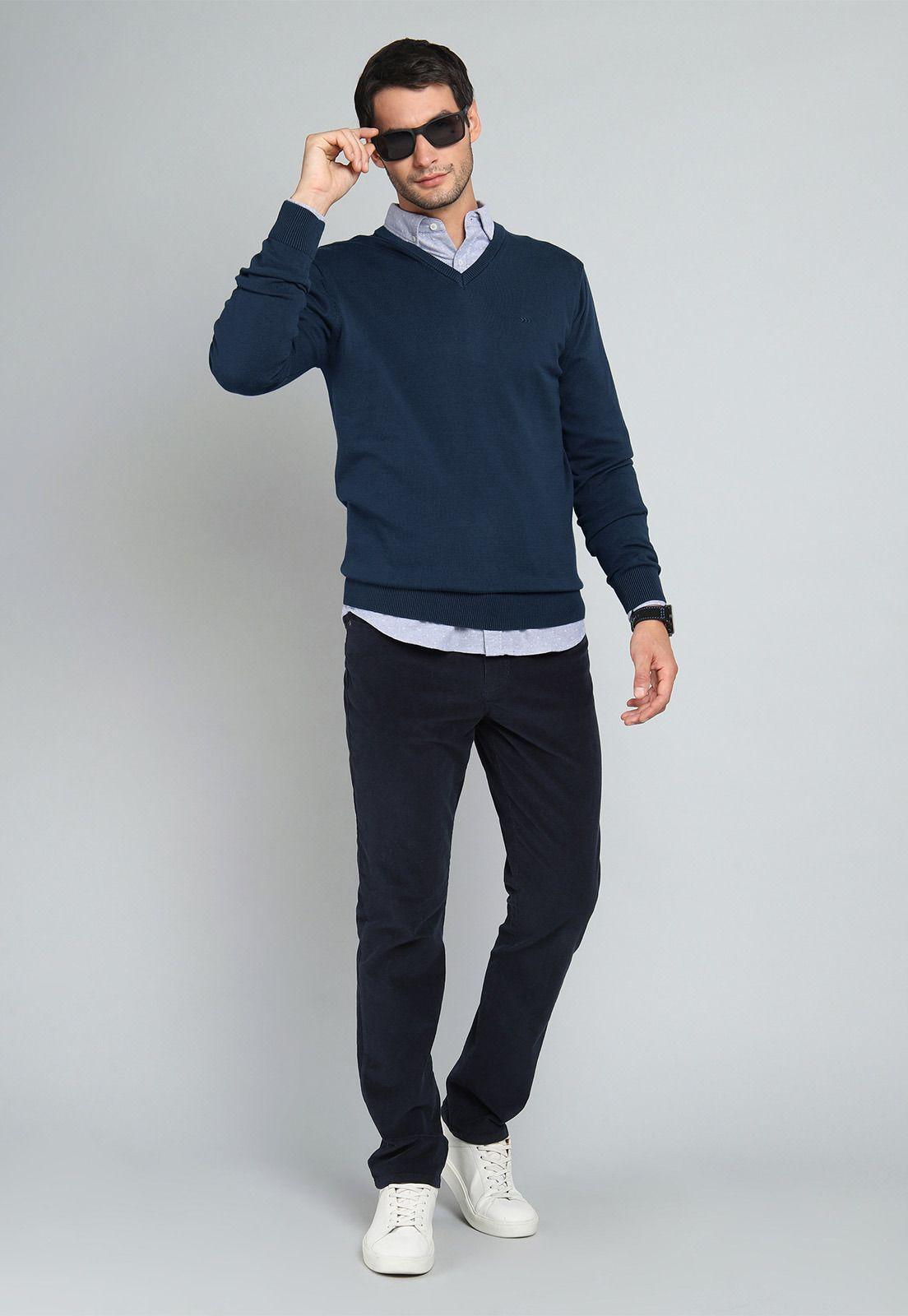 Sweater Cuello V Arrow SW31030AZ-4