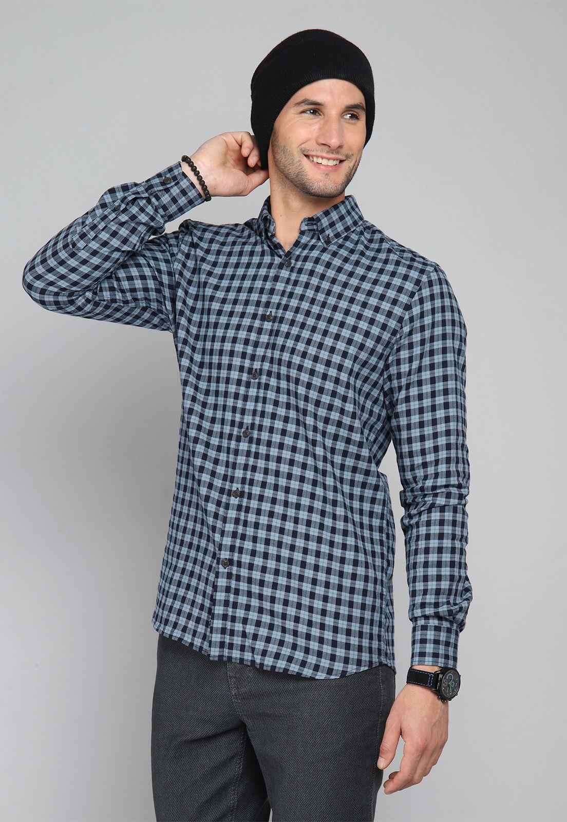 Camisa Cuadros Manga Larga Arrow CM31043DE-0