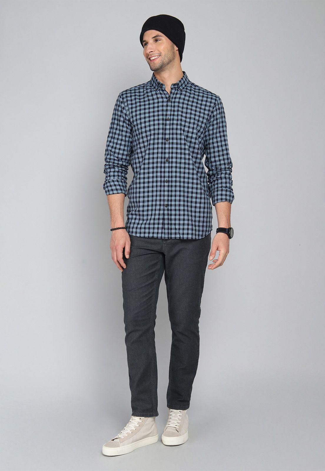 Camisa Cuadros Manga Larga Arrow CM31043DE-3