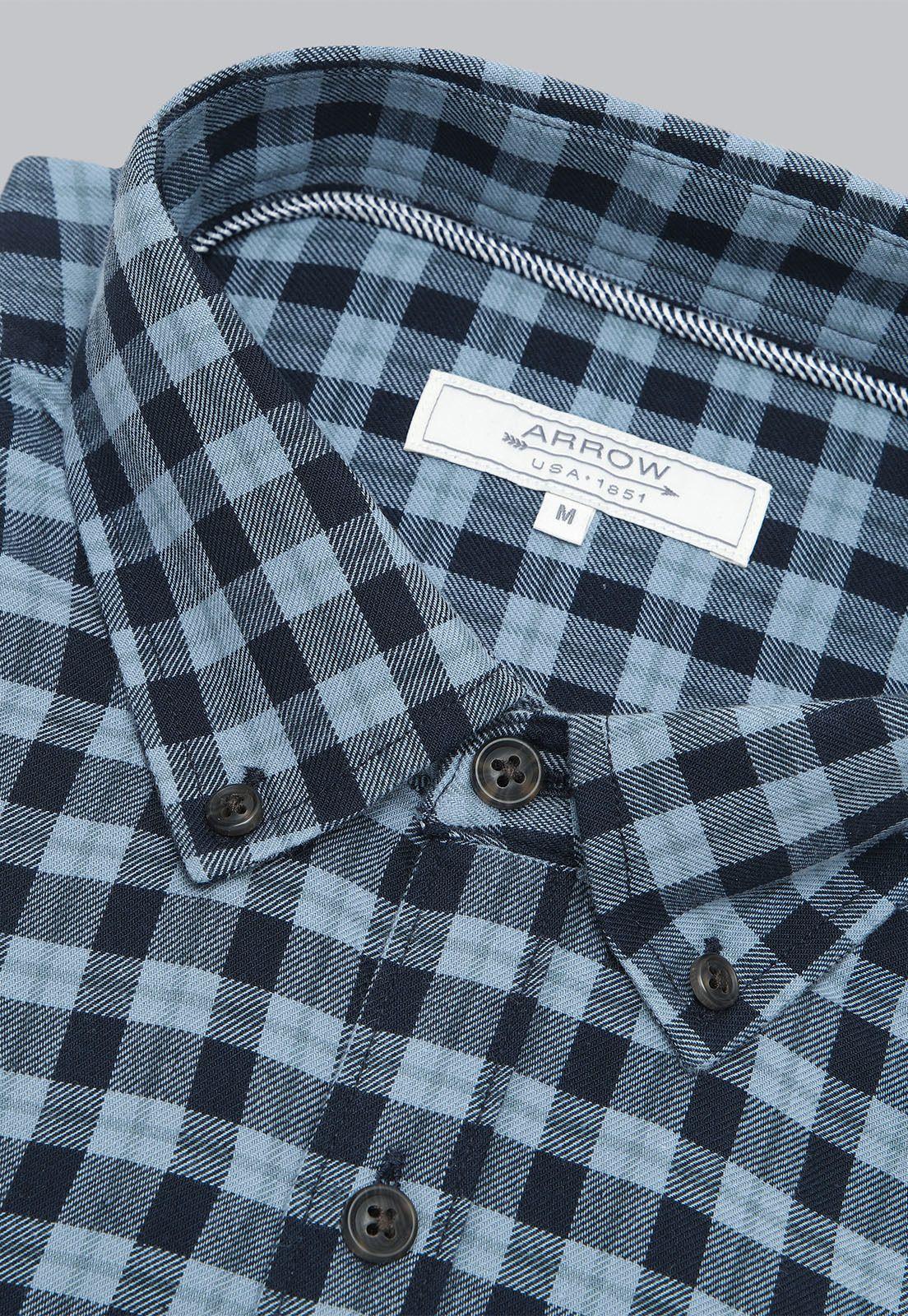 Camisa Cuadros Manga Larga Arrow CM31043DE-4