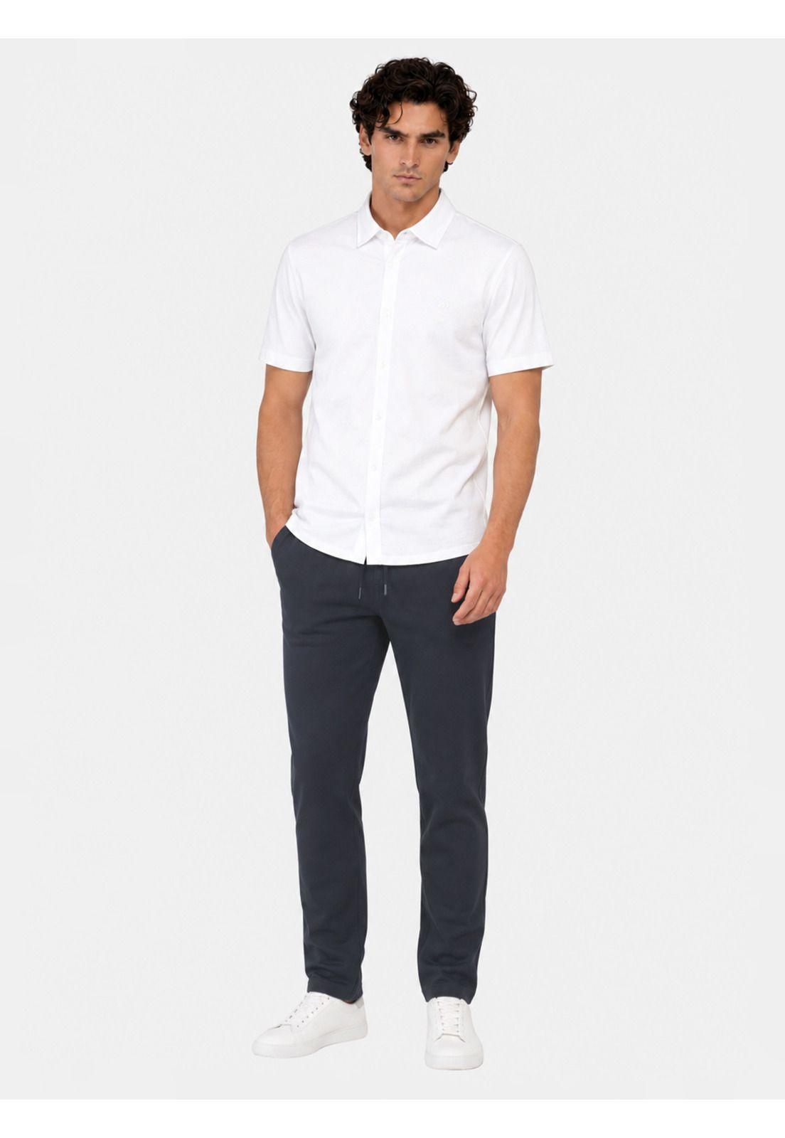 Polera Abotonada Regular Fit Blanco Arrow PO34035BL-3