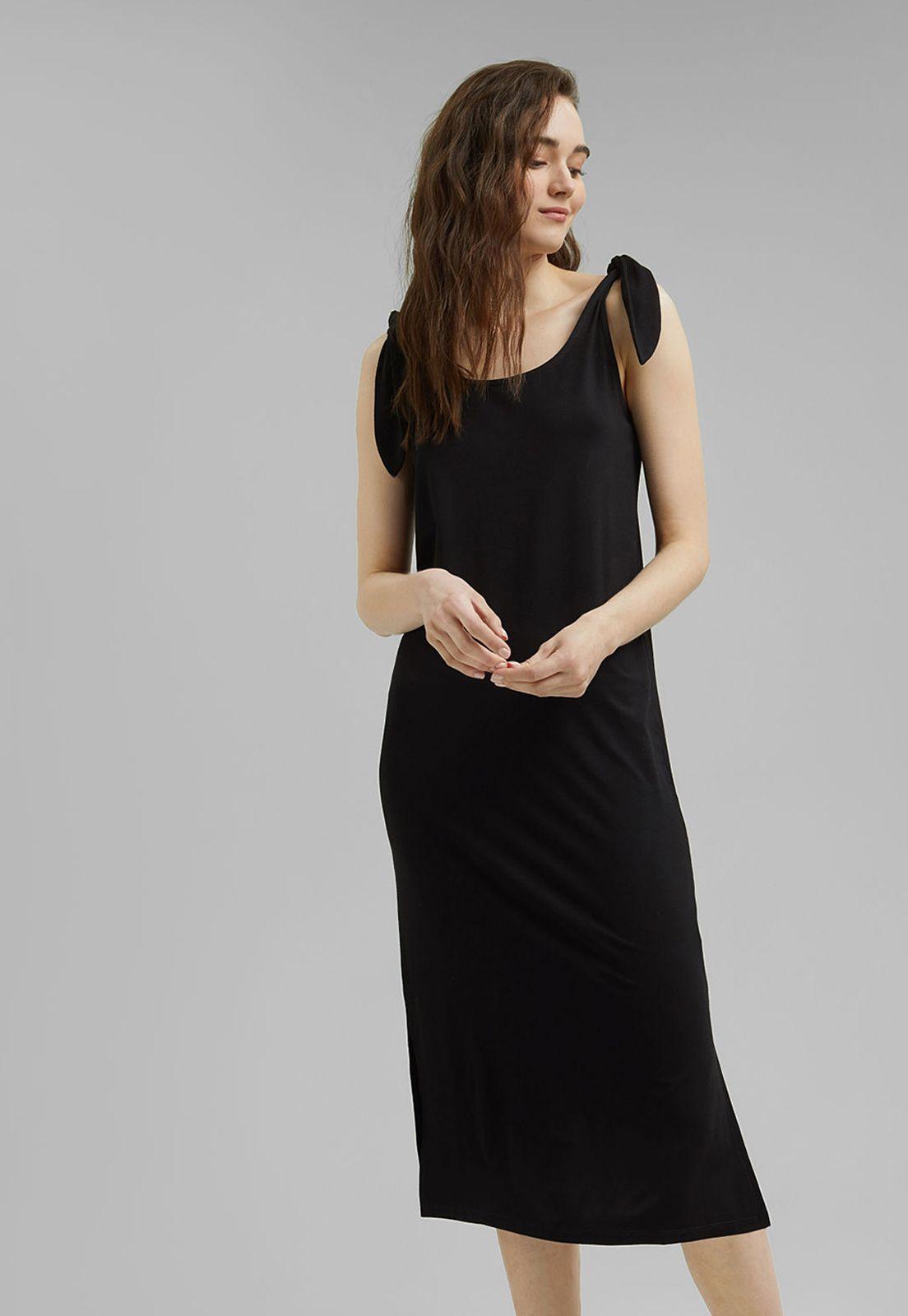 Vestido Midi Liso Esprit-0