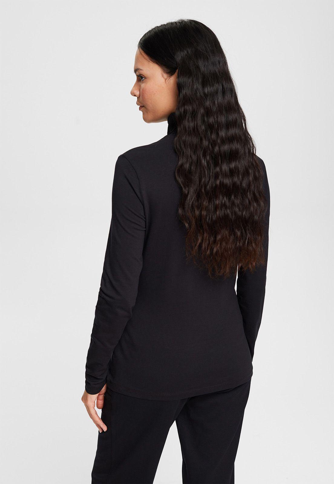 Polera Con Cuello Alto Mujer Esprit-1