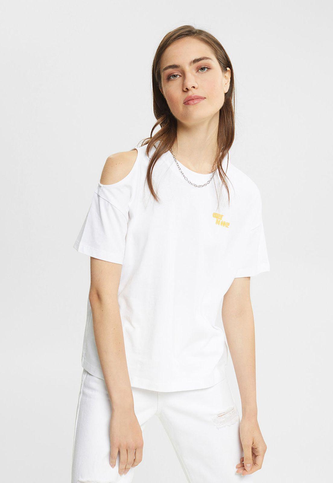 Polera Con Abertura En El Hombro Mujer Esprit-0