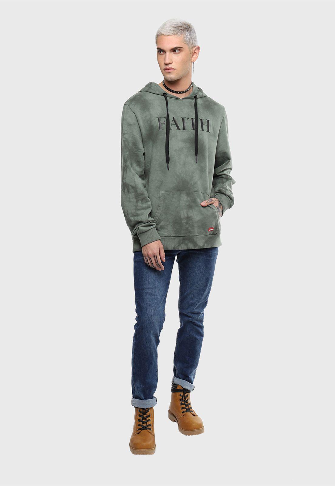 Poleron Con Gorro Oliva Soviet SVPL235OL-1