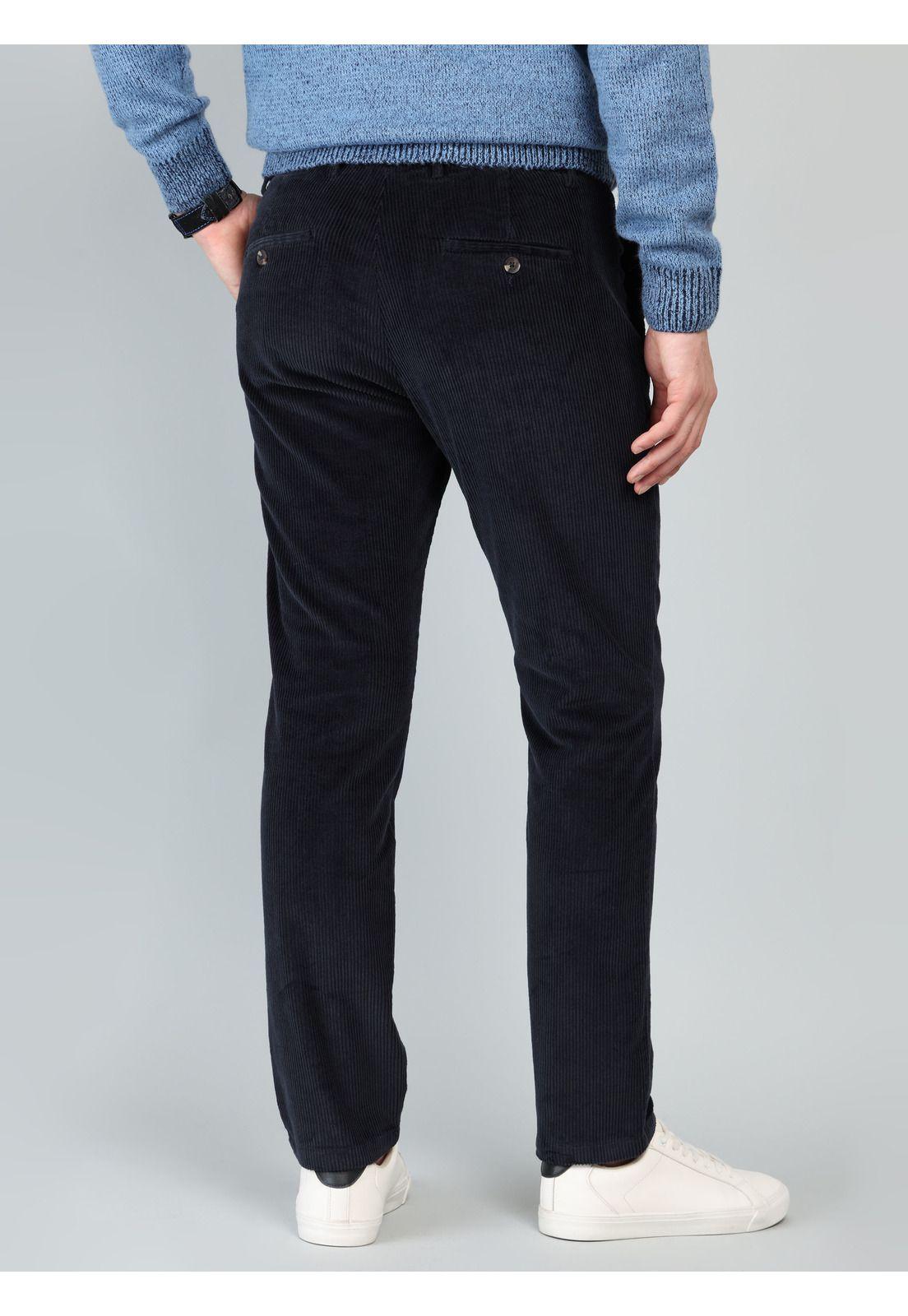 Pantalón Cotelé Spandex Regular Fit Azul Marino Arrow PA33032NB-1