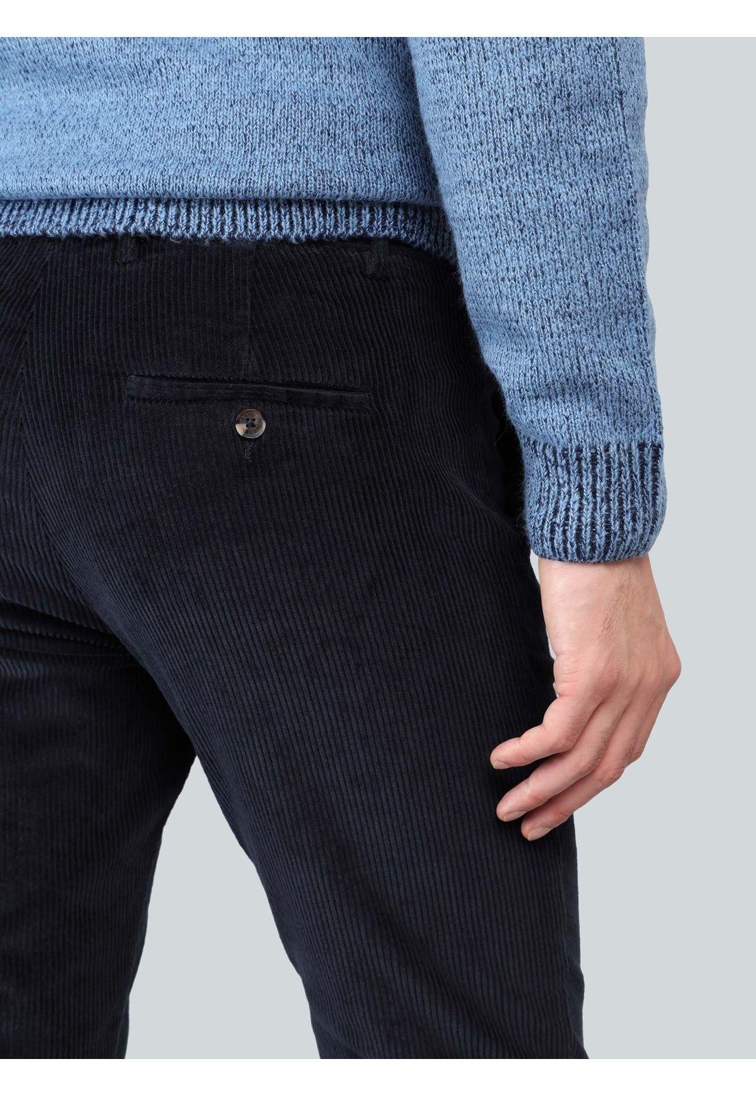 Pantalón Cotelé Spandex Regular Fit Azul Marino Arrow PA33032NB-4