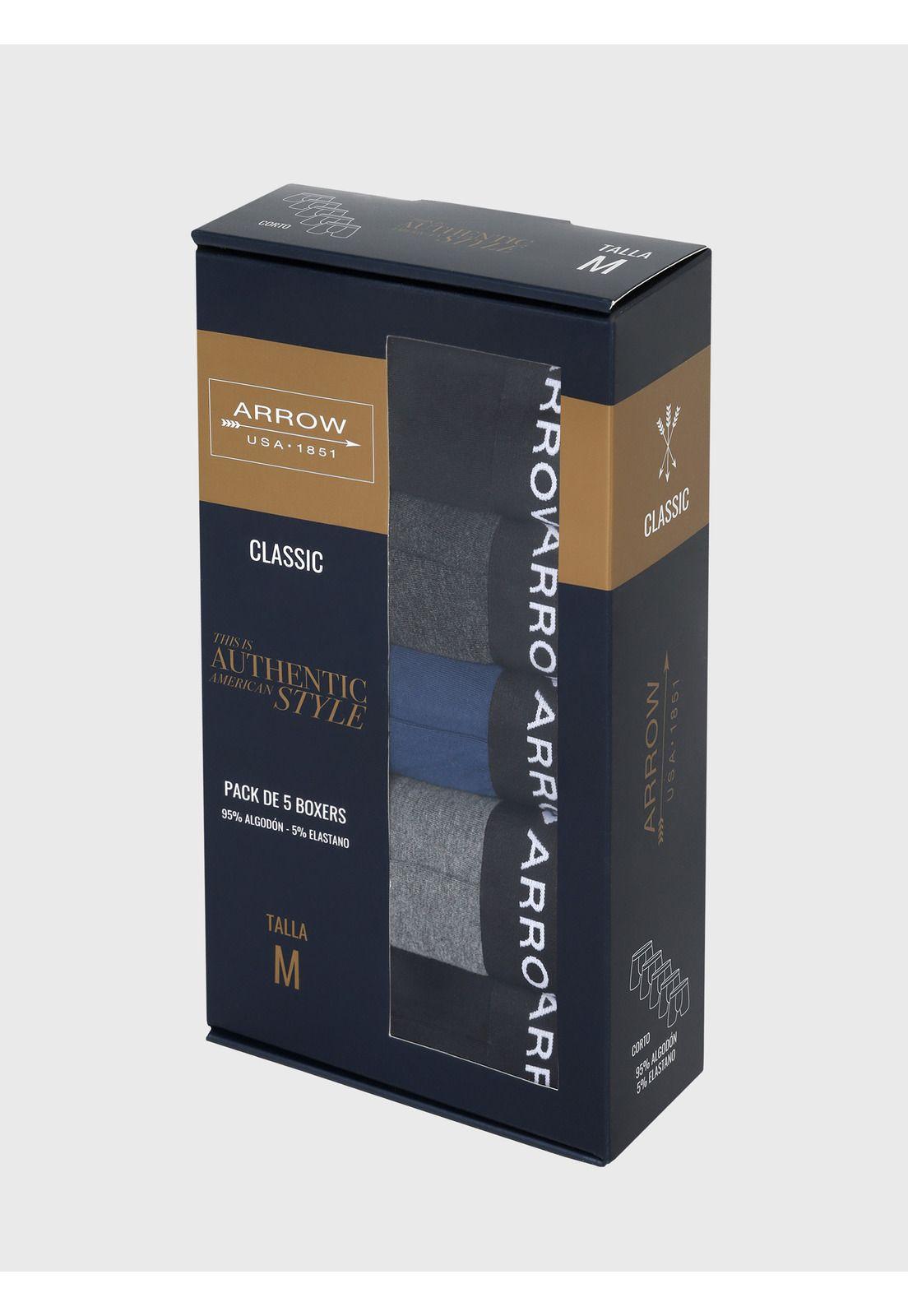 Boxer 5 unidades Regular Fit Multicolor Arrow BOD5064SU-5