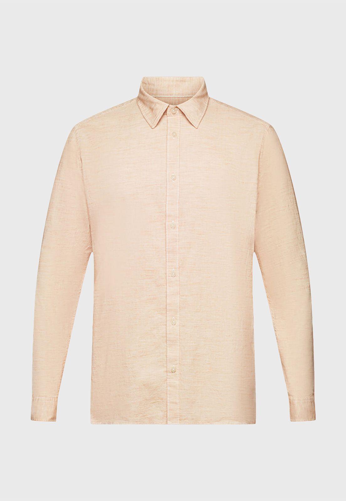 Camisa De Algodón Sostenible Hombre Esprit-3