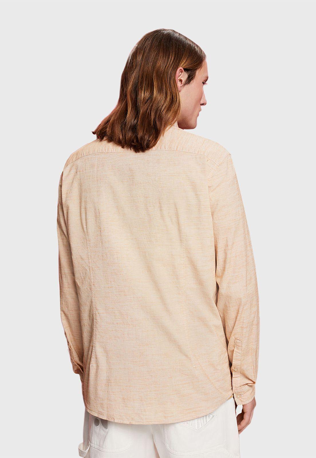 Camisa De Algodón Sostenible Hombre Esprit-1