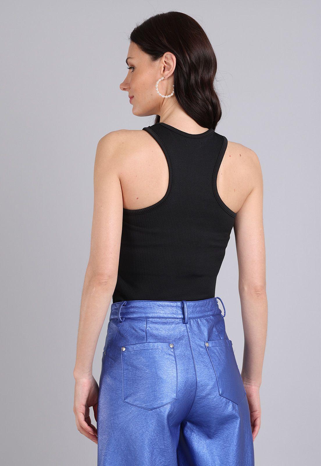 Top Tejido Acanalado Mujer Soviet SPOM606NE-1