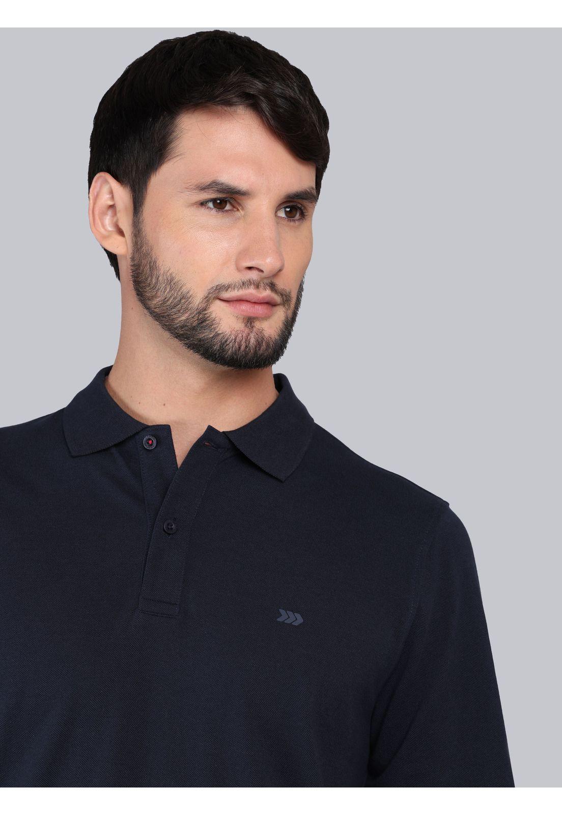 Polera Pique Regular Fit Azul Marino Arrow PO33020NB-2