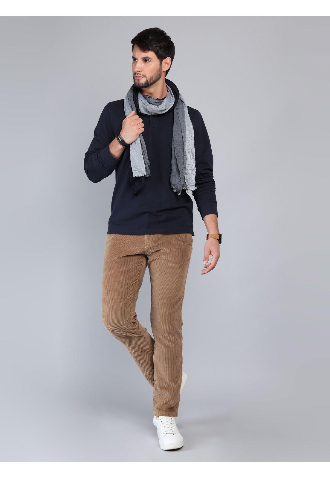 Polera Pique Regular Fit Azul Marino Arrow PO33020NB-3