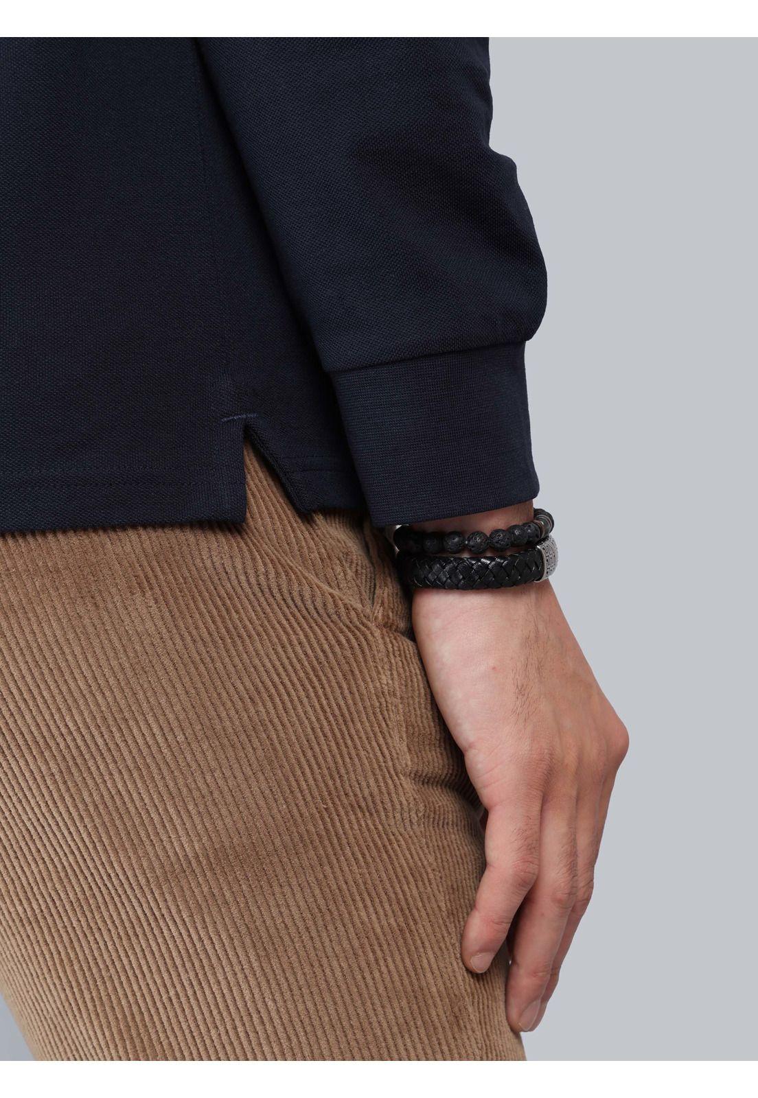 Polera Pique Regular Fit Azul Marino Arrow PO33020NB-4