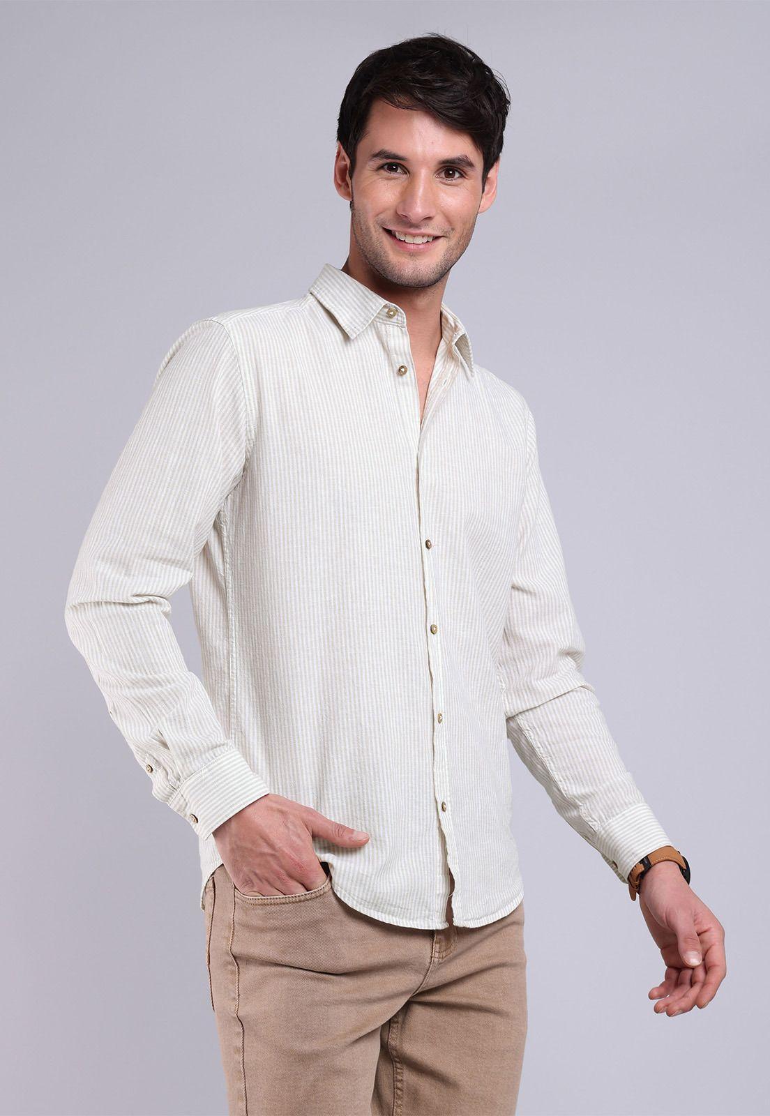 Camisa Lino Manga Larga Soviet BVSHF28TA-0