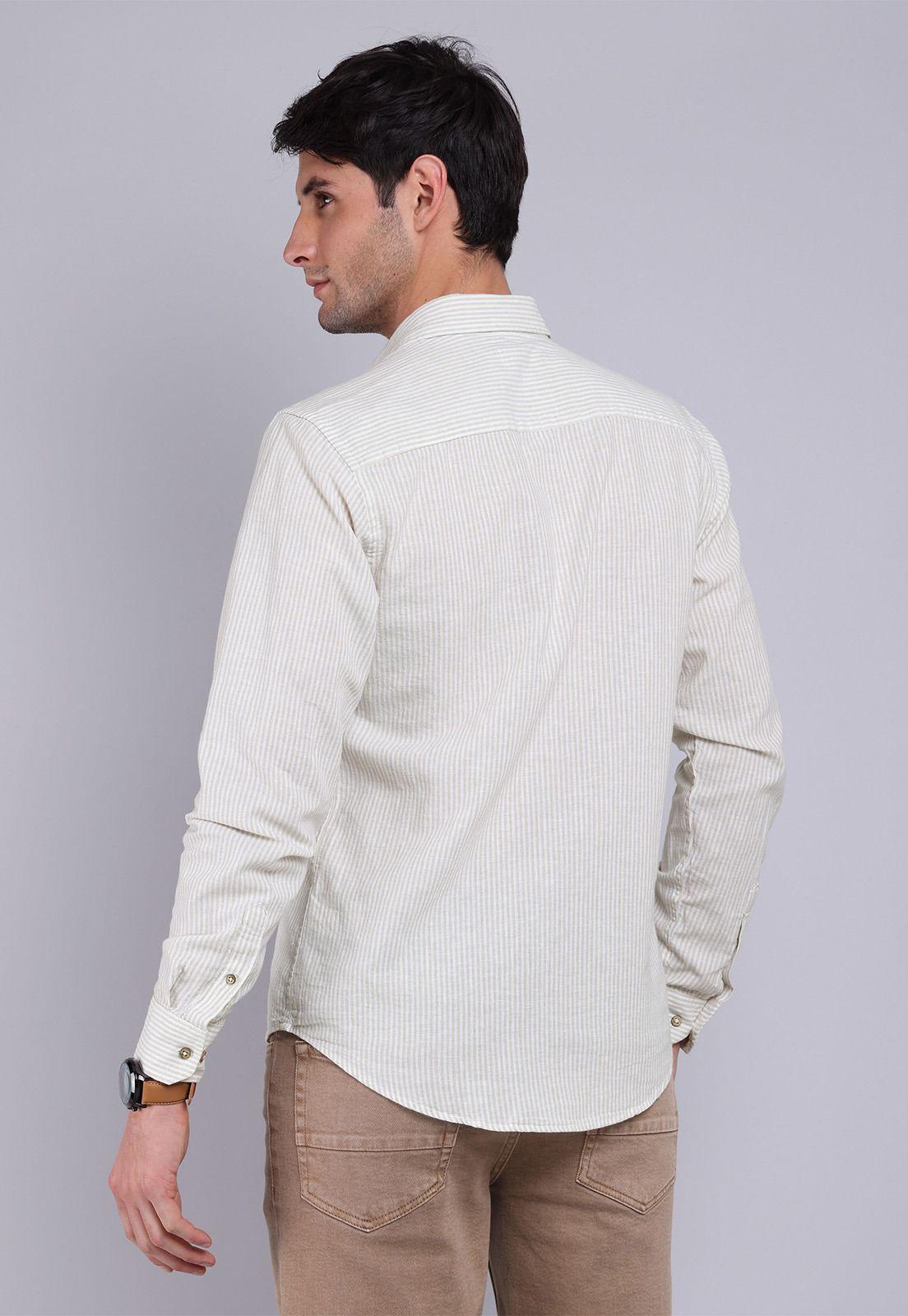 Camisa Lino Manga Larga Soviet BVSHF28TA-1