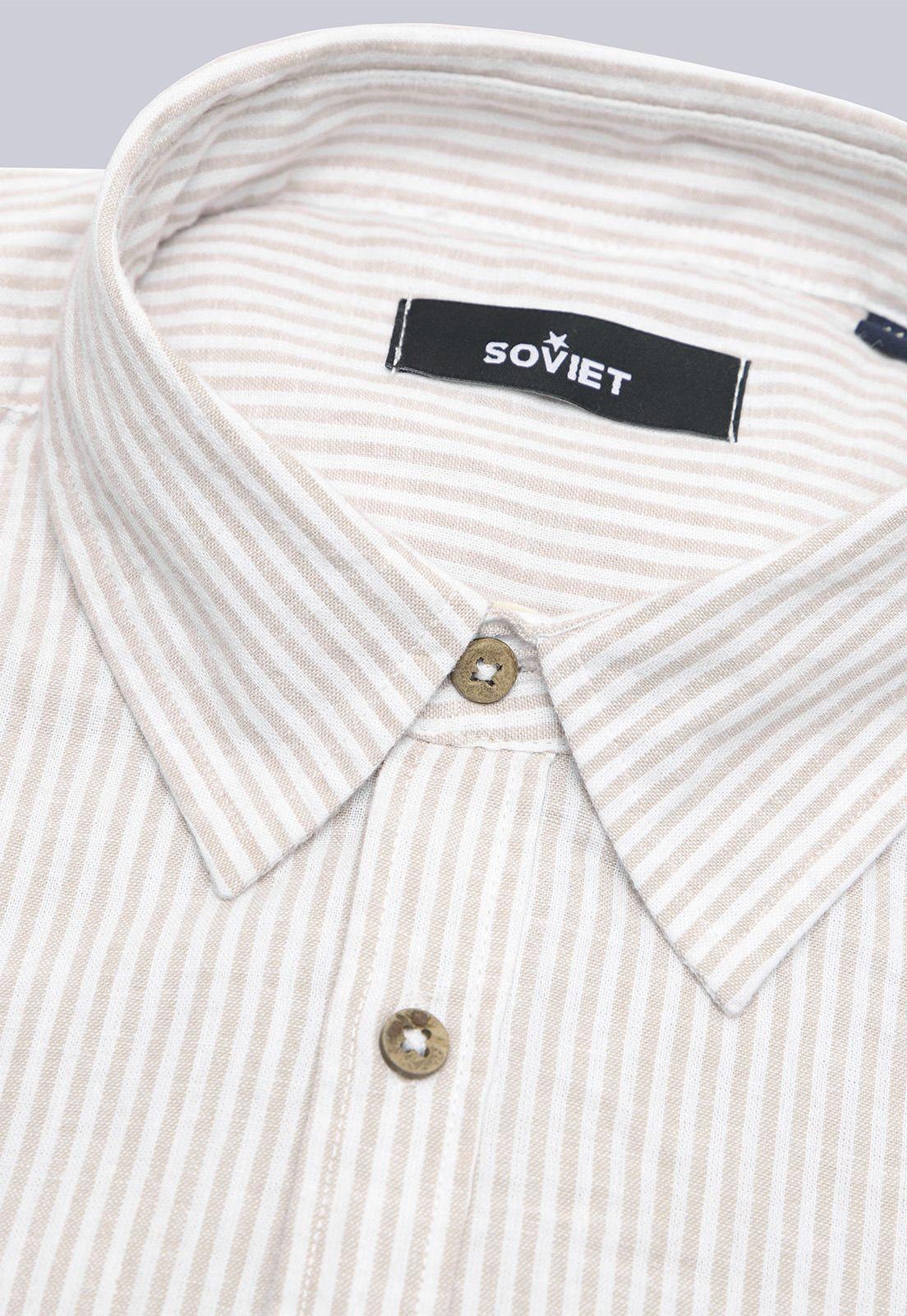 Camisa Lino Manga Larga Soviet BVSHF28TA-5