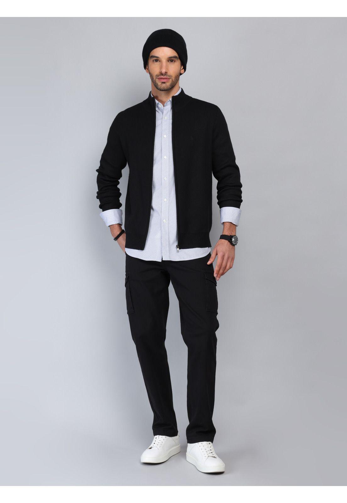 Sweater Cuello Alto Con Cierre Piero Butti PBCII23NE-3