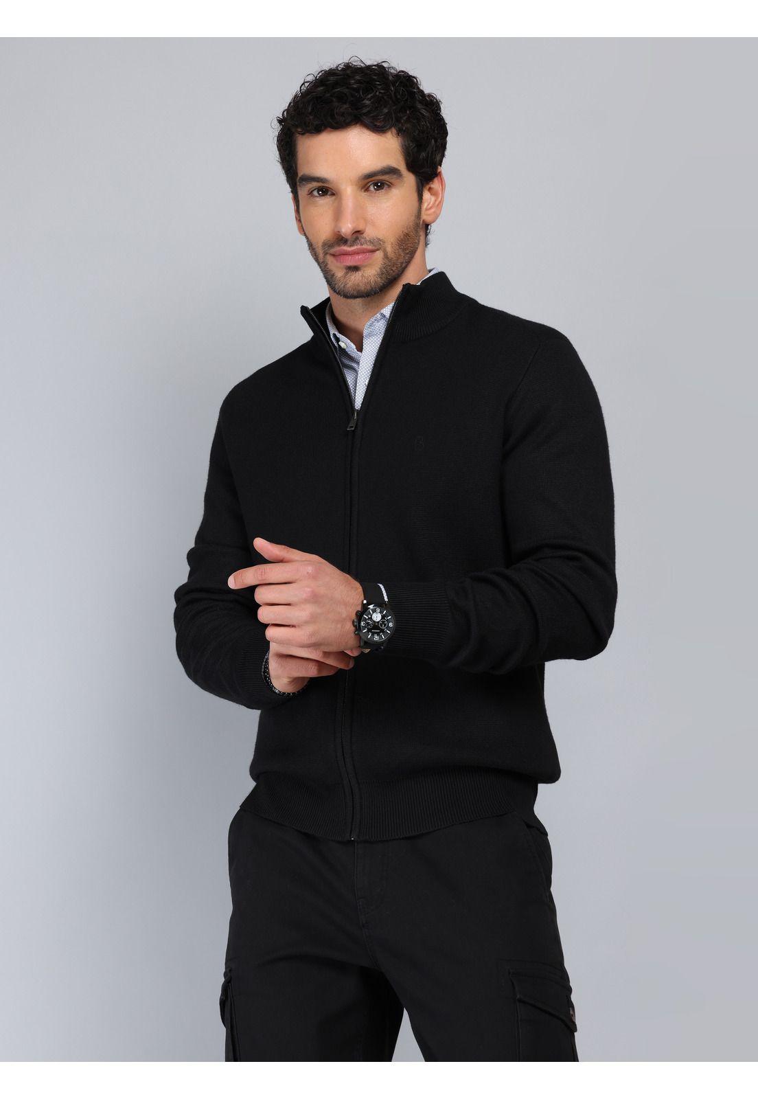 Sweater Cuello Alto Con Cierre Piero Butti PBCII23NE-5