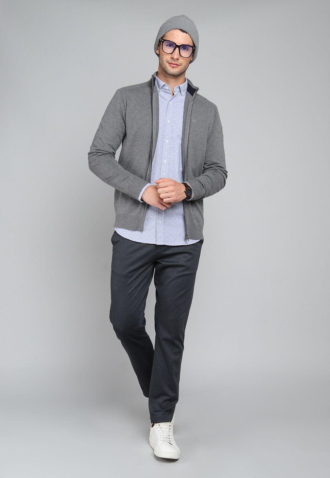 Sweater Manga Larga Arrow SW31038GR-3