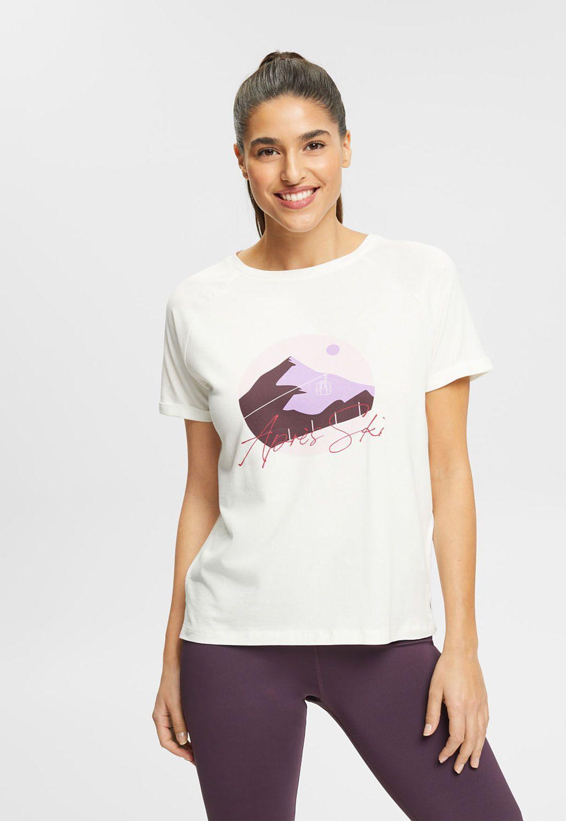 Polera Con Estampado Frontal Mujer Esprit Sport-0