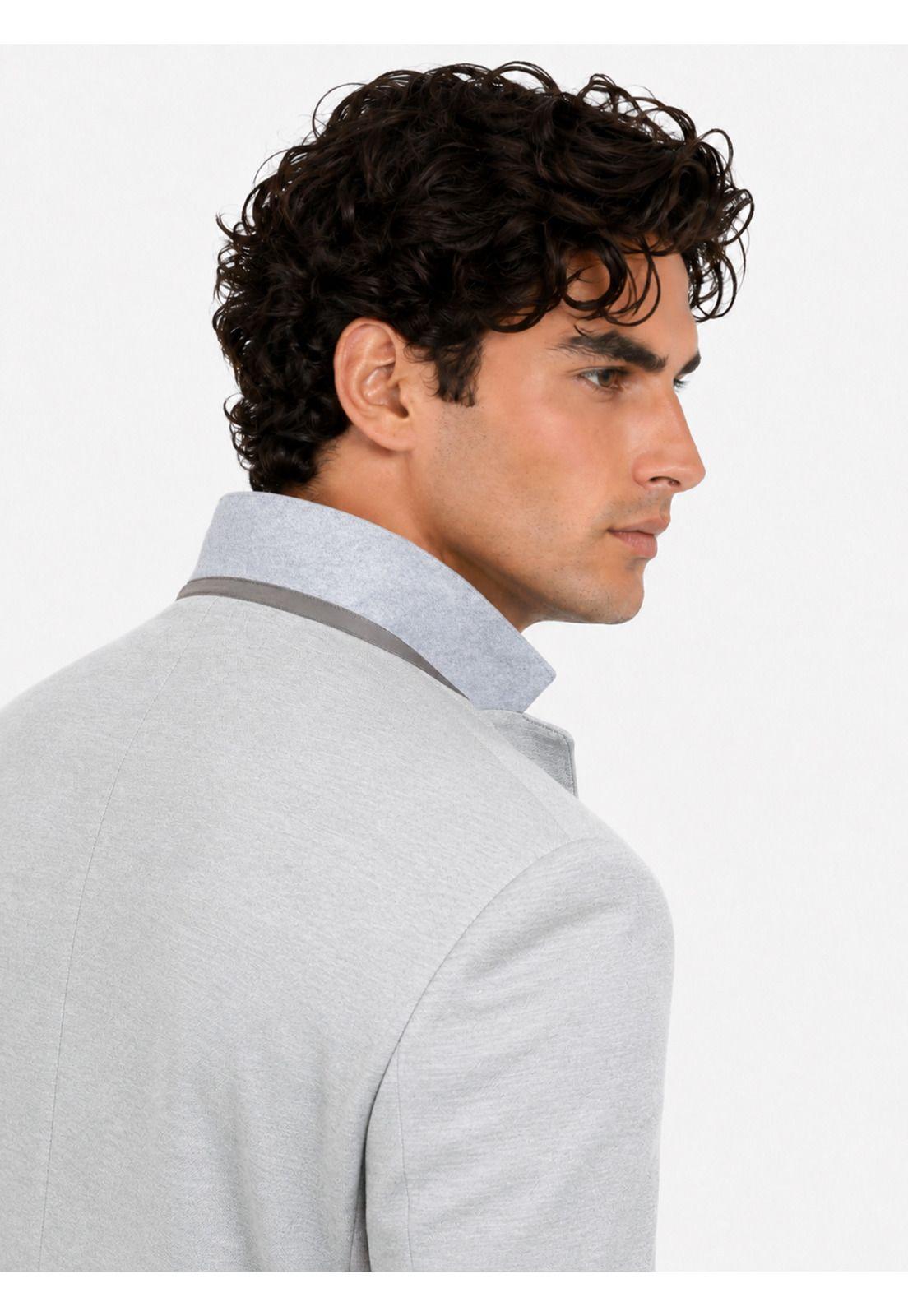 Traje Poli Viscosa Tailored Fit Gris Arrow AM34020GR-4