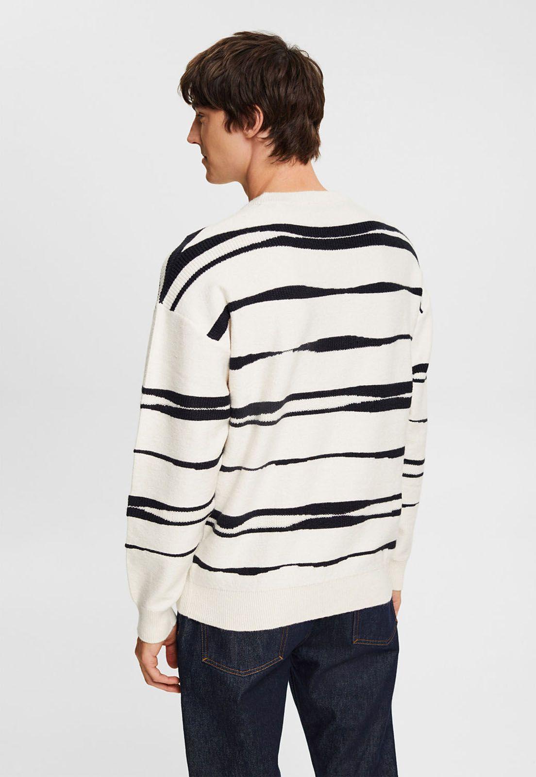 Sweater A Rayas Con Corte Holgado Hombre Esprit-1