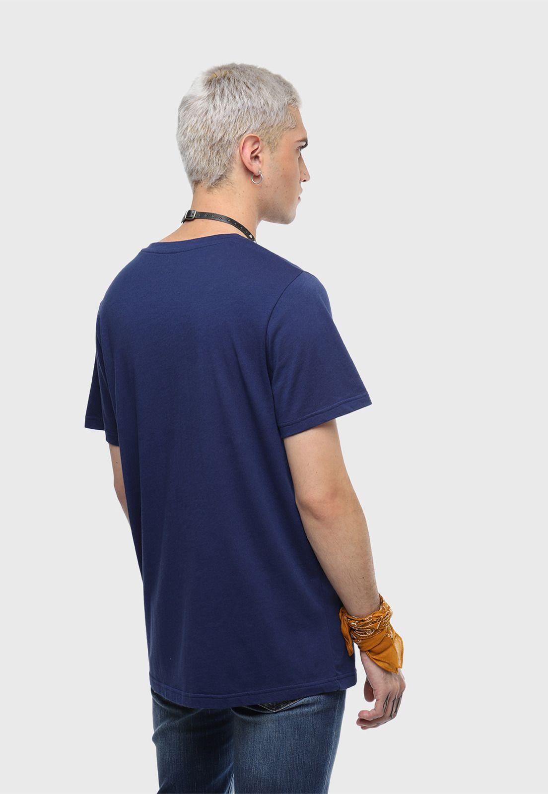 Polera Manga Corta Azul Soviet SVPO250AZ-1