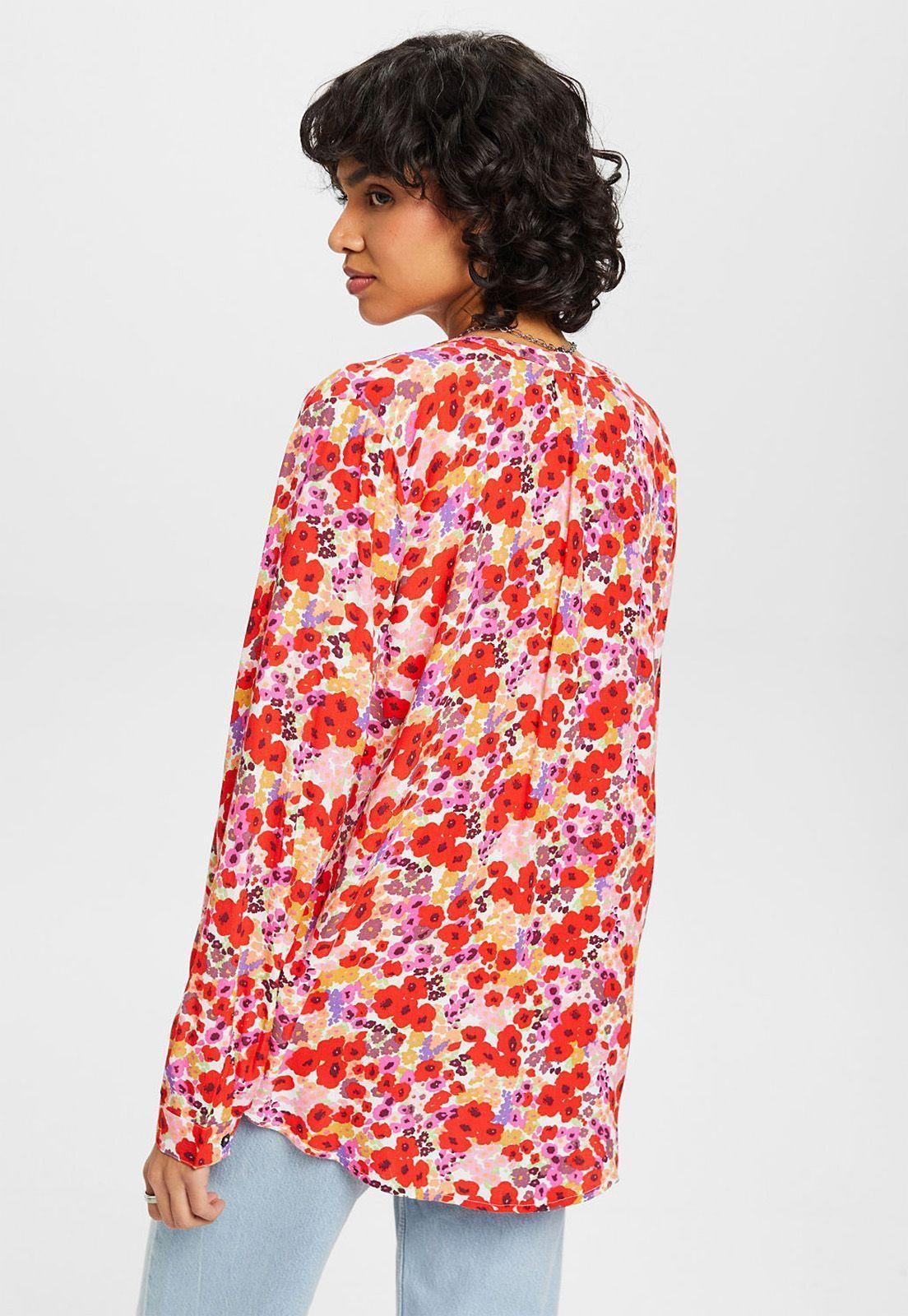 Blusa Con Diseño Floral Mujer Esprit Multicolor-1