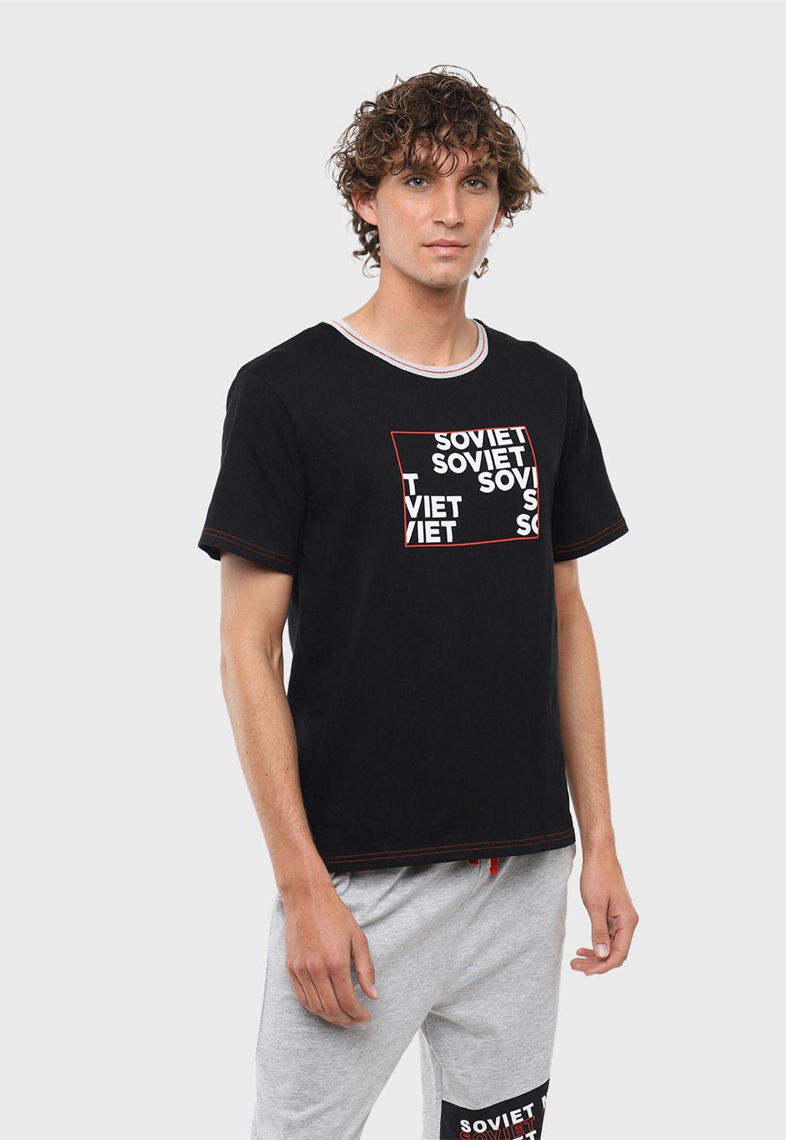 Pijama Hombre 2 Piezas Largo Soviet SVPH221NE-1