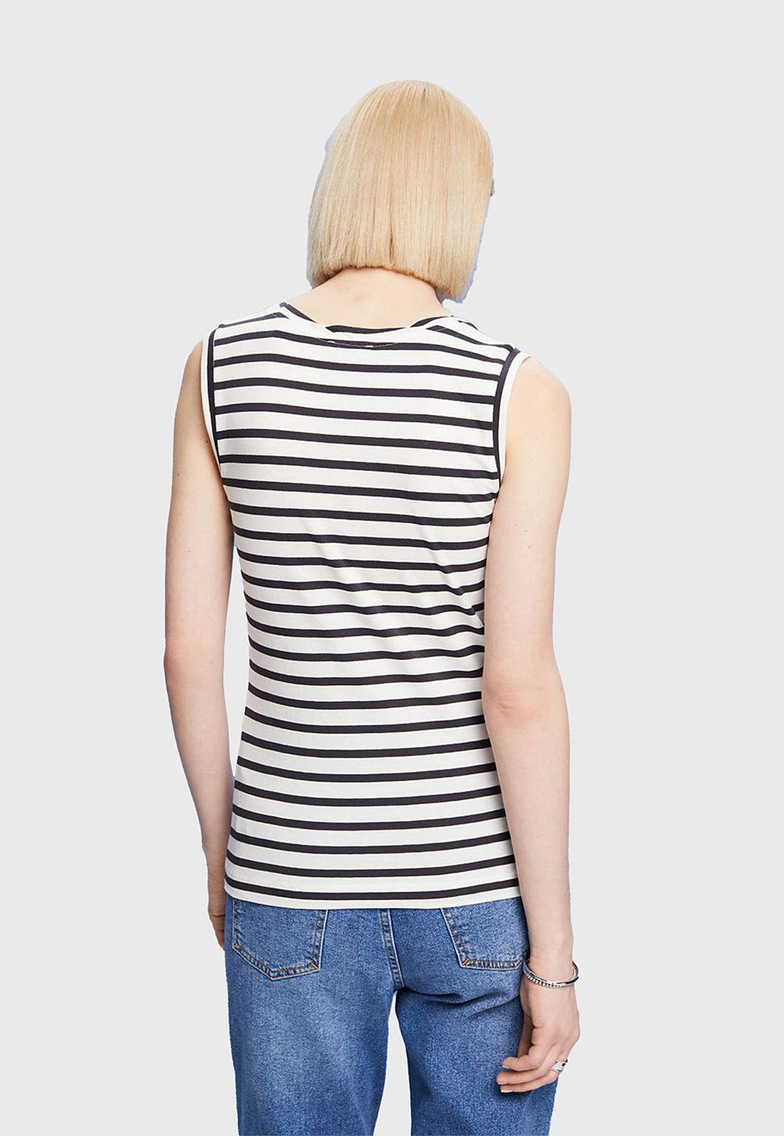 Polera de Tirantes a Rayas Mujer Esprit 053EE1K311-1
