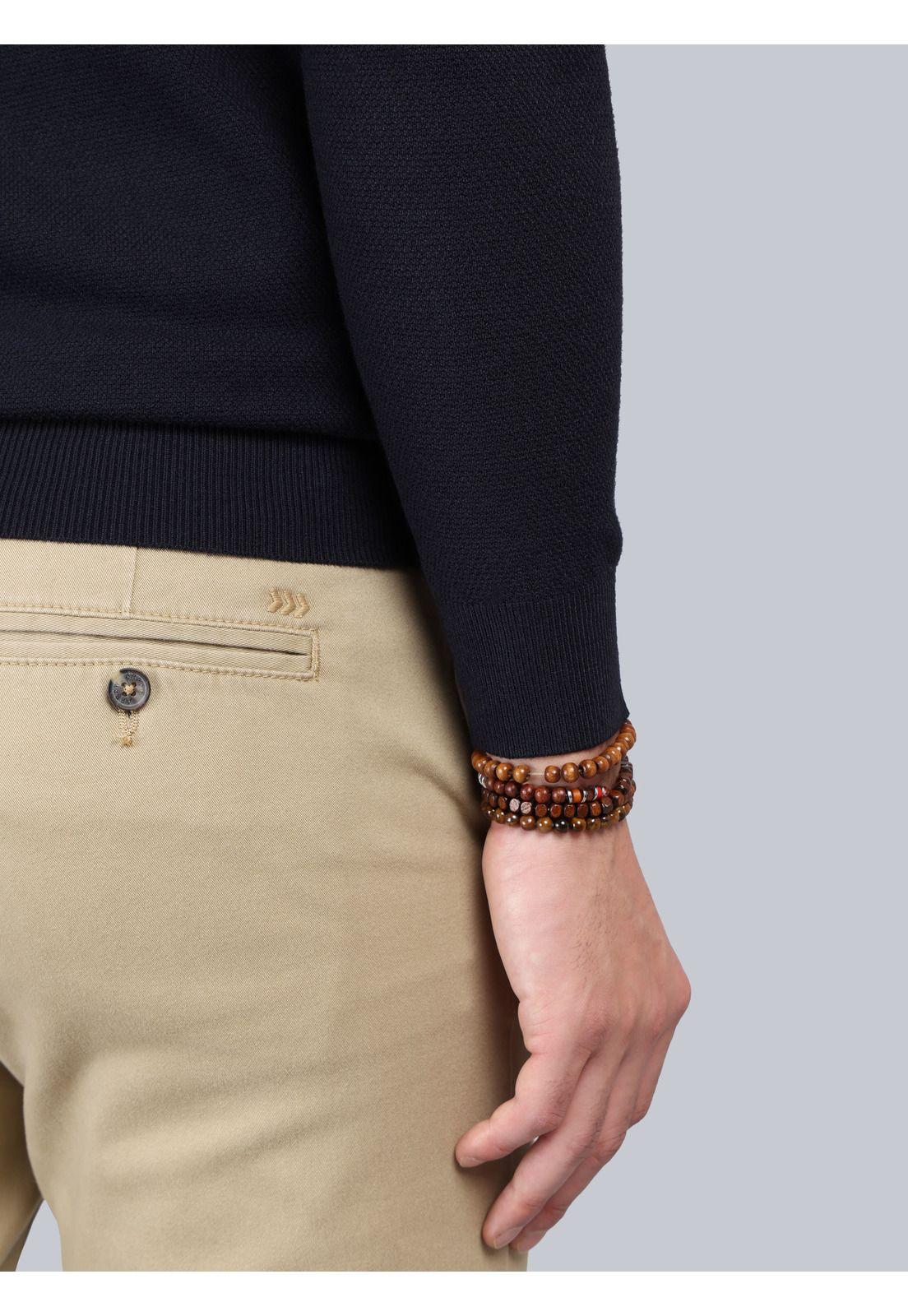 Sweater Cuello Alto Regular Fit Azul Marino Arrow SW33007NB-4