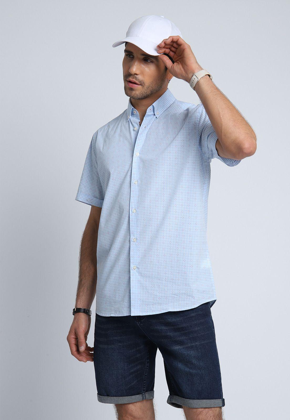 Camisa Print Cuadros Arrow-0