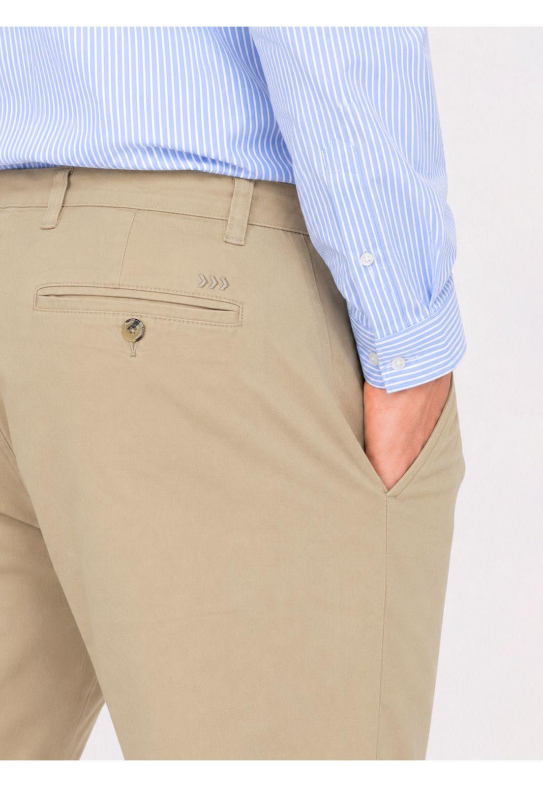 Pantalón Chino Spandex Regular Fit Beige Arrow PA34080BE-2