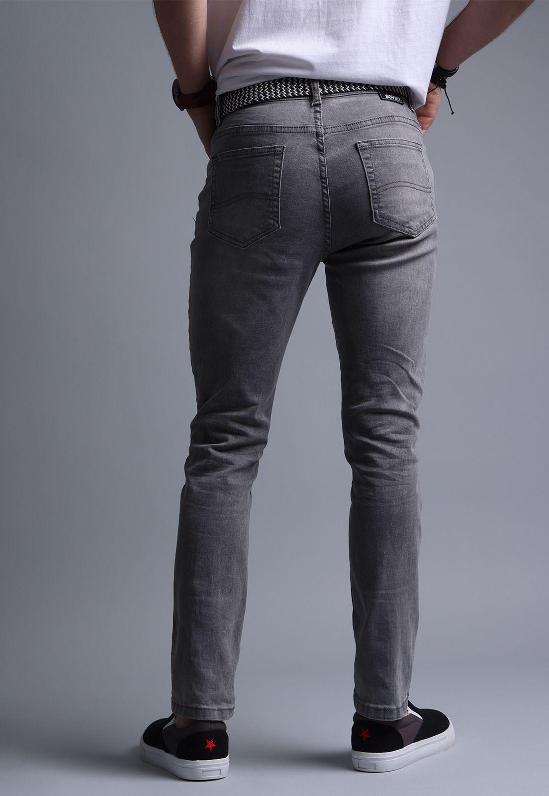 Jeans Slim Fit Focalizado Soviet SJEHI30GR-3