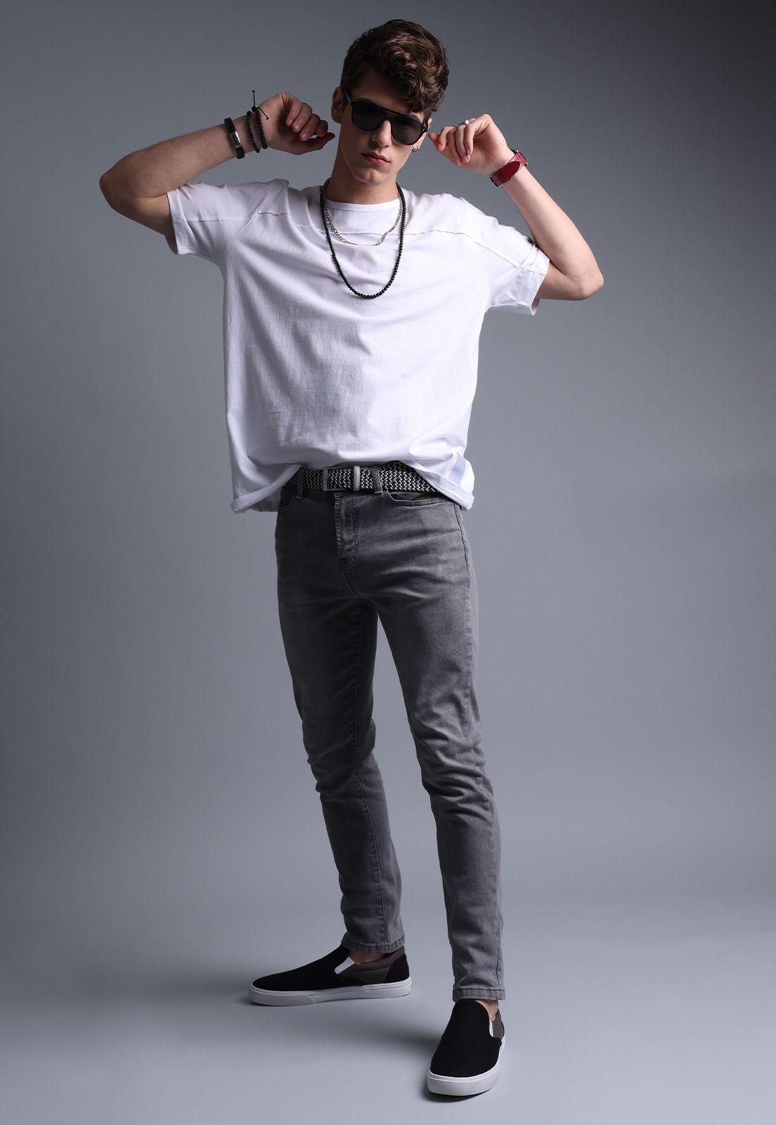 Jeans Slim Fit Focalizado Soviet SJEHI30GR-4