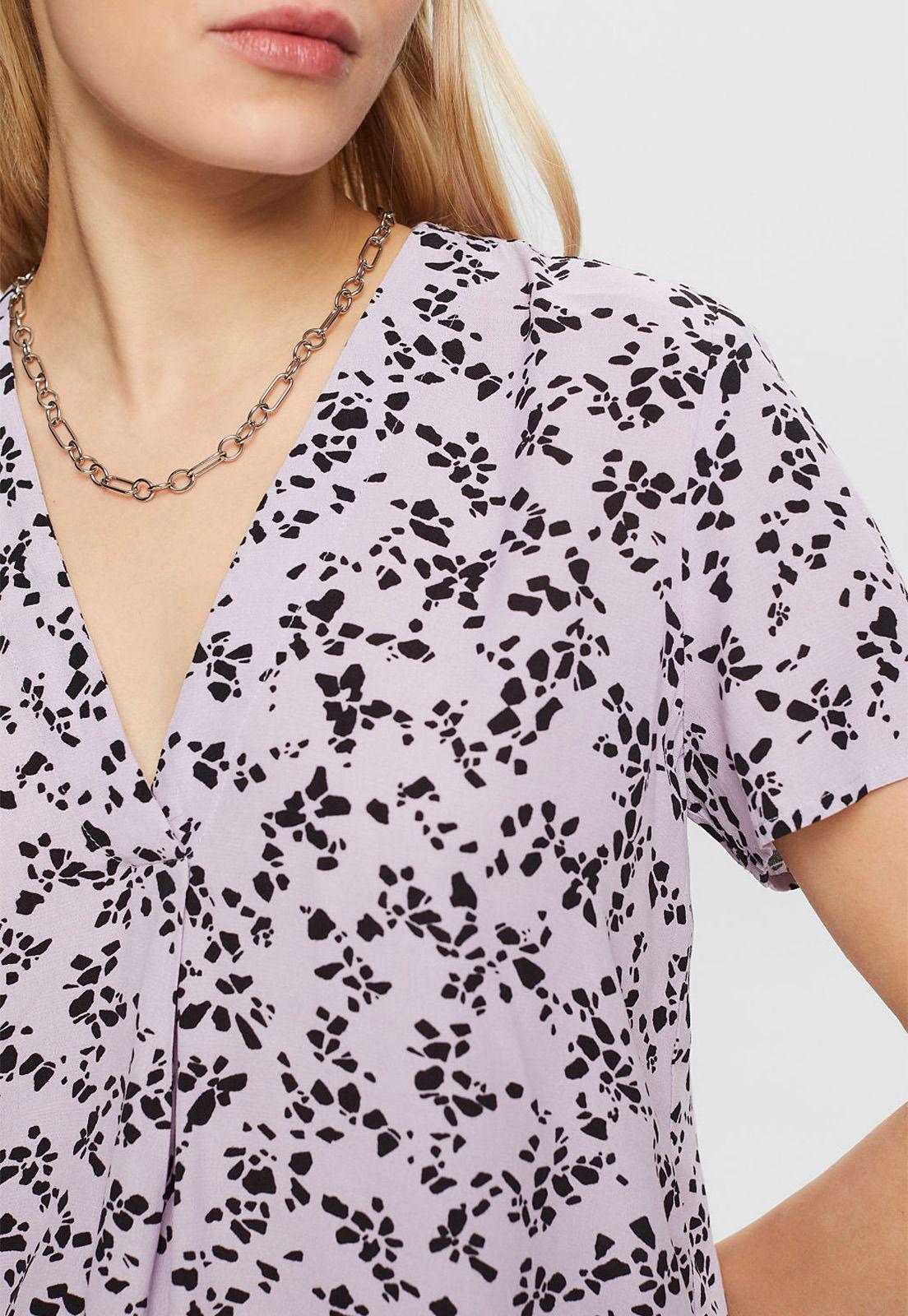 Blusa Estampada Escote En V Mujer Esprit 994EE1F315-2