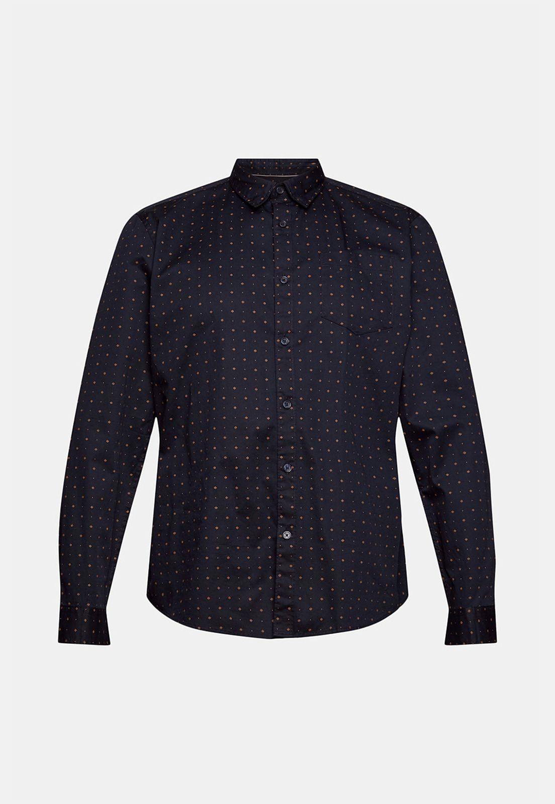 Camisa slim con estampado Esprit-3