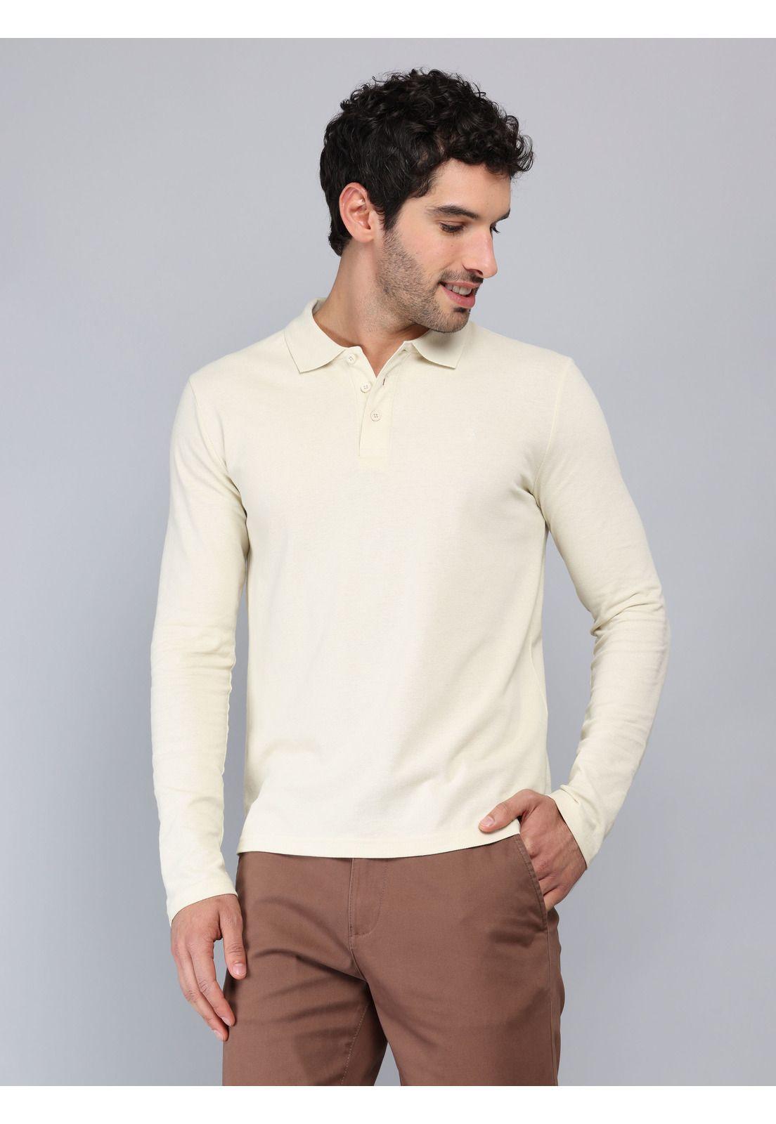 Polera Piqué Regular Fit Beige Piero Butti PBCIK95BE-0